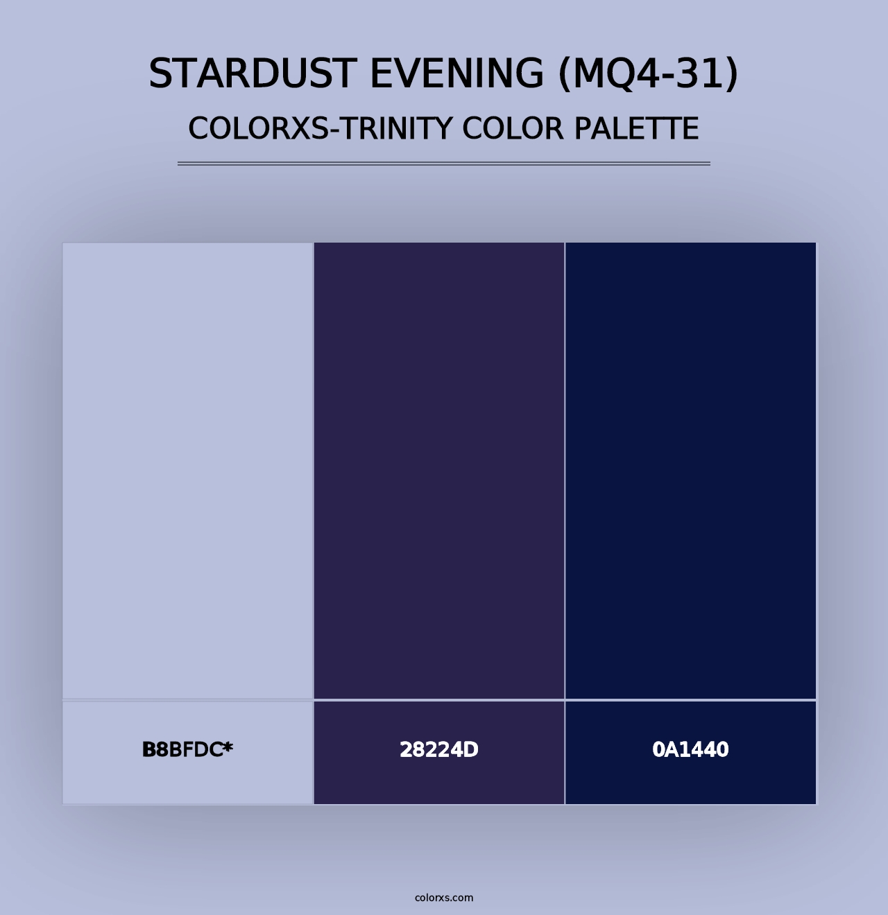 Stardust Evening (MQ4-31) - Colorxs Trinity Palette