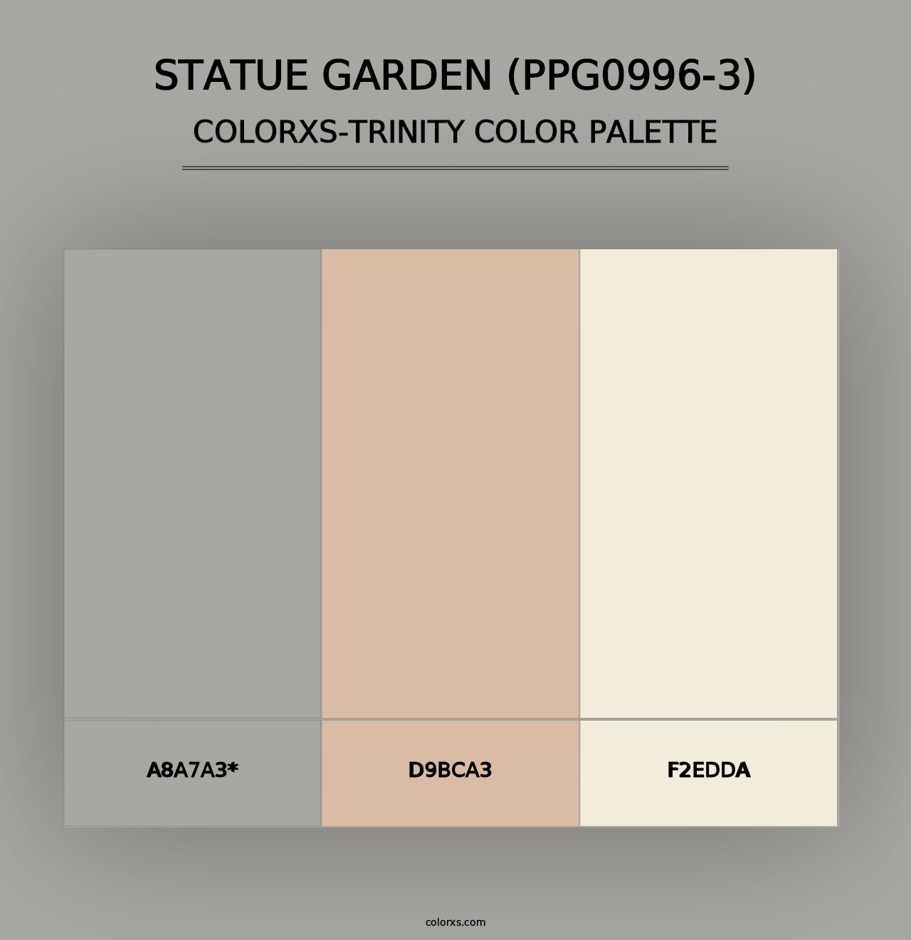 Statue Garden (PPG0996-3) - Colorxs Trinity Palette