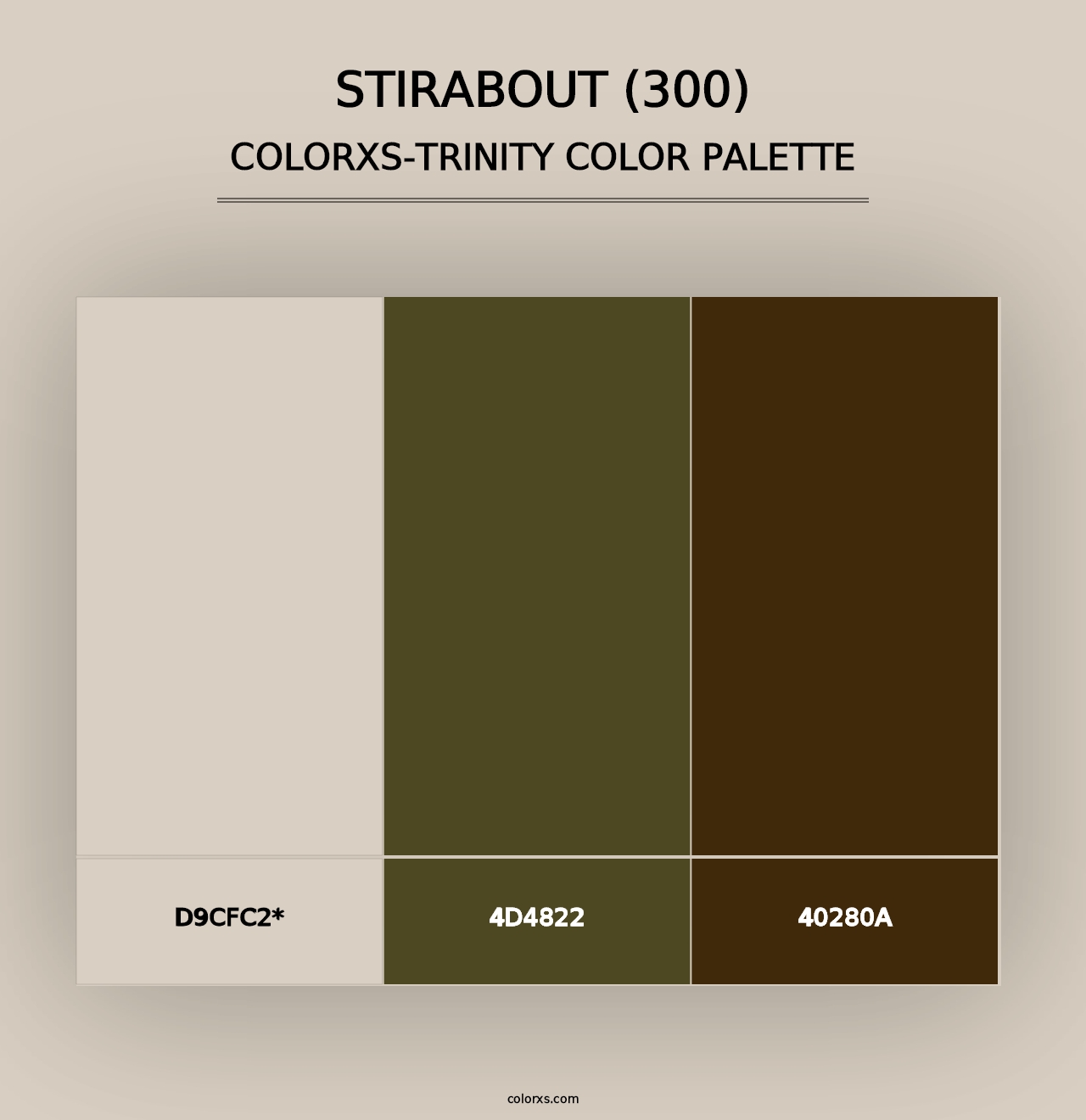 Stirabout (300) - Colorxs Trinity Palette