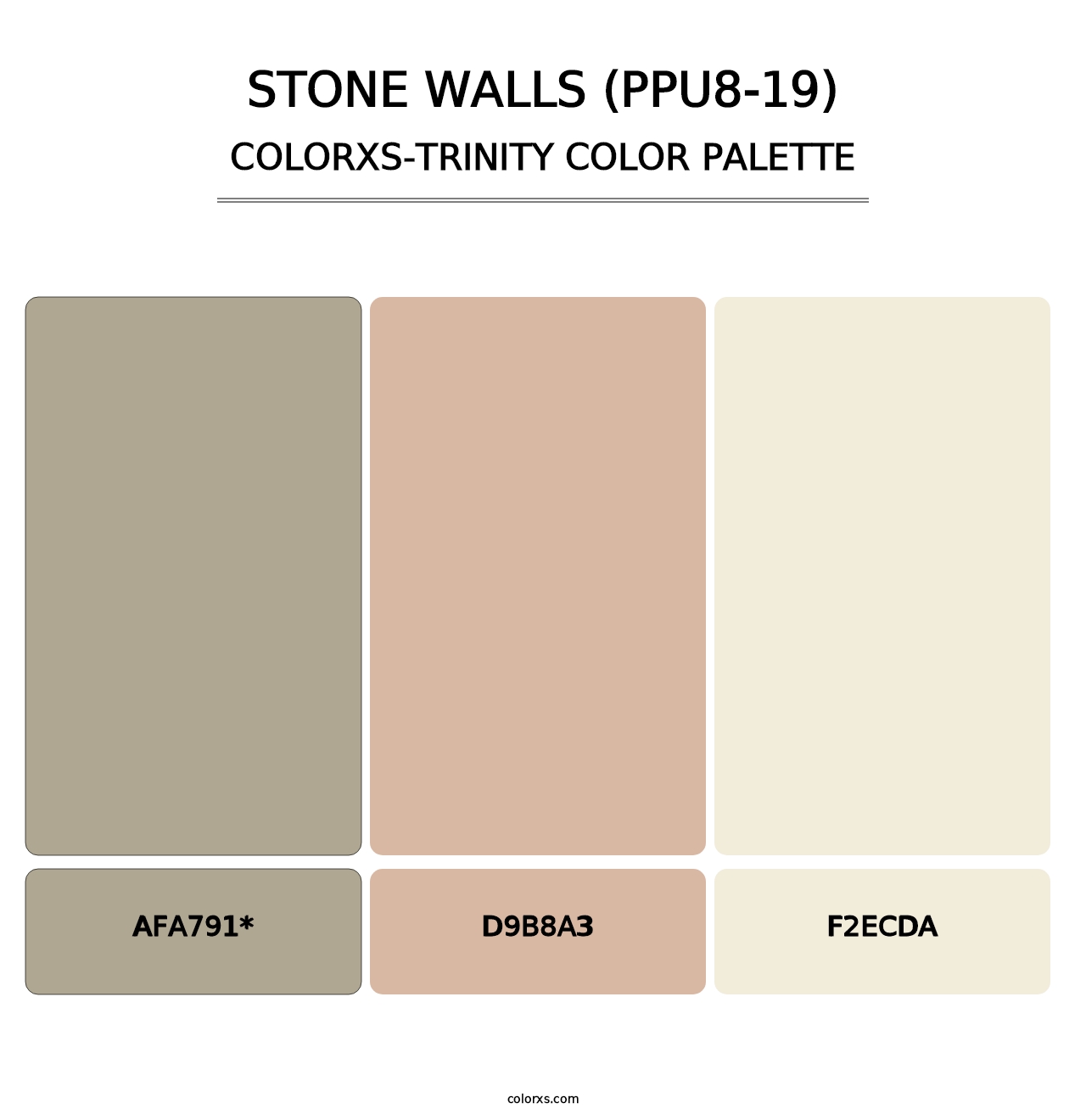 Stone Walls (PPU8-19) - Colorxs Trinity Palette