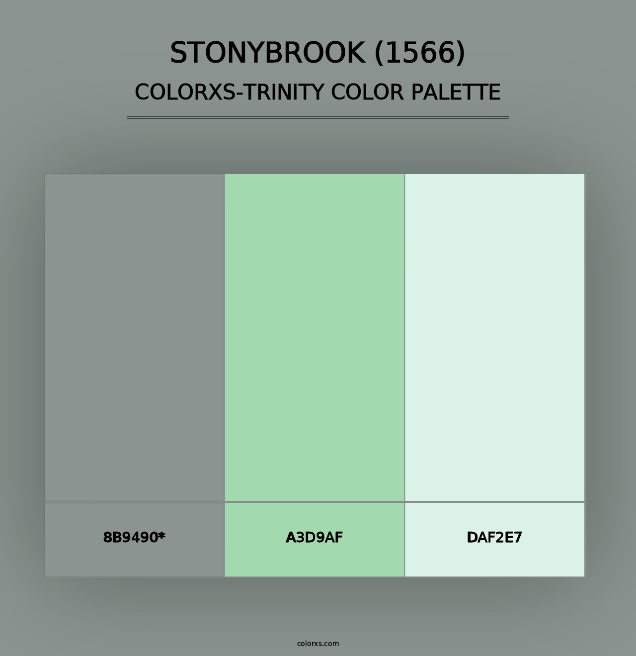 Stonybrook (1566) - Colorxs Trinity Palette