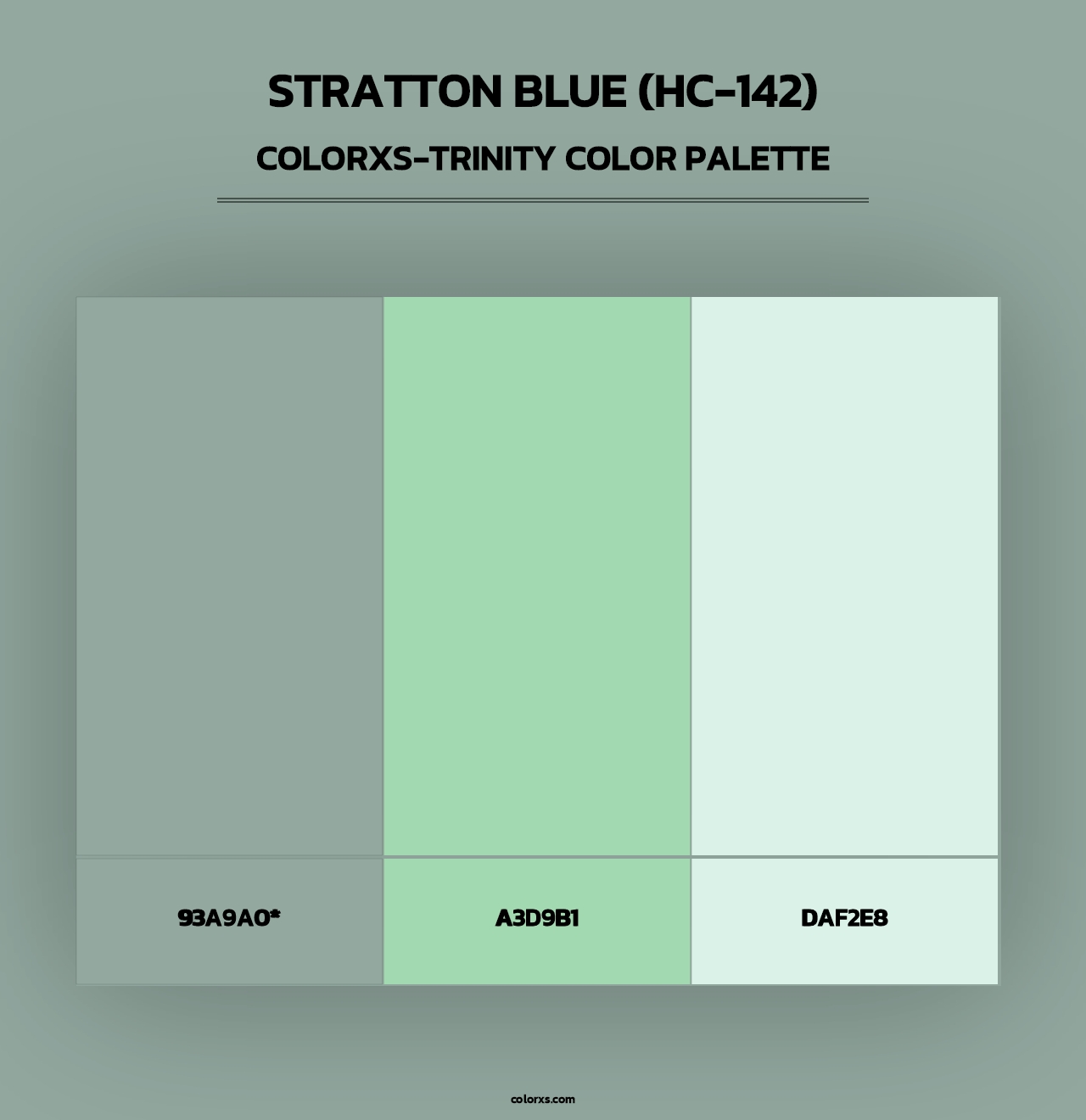 Stratton Blue (HC-142) - Colorxs Trinity Palette