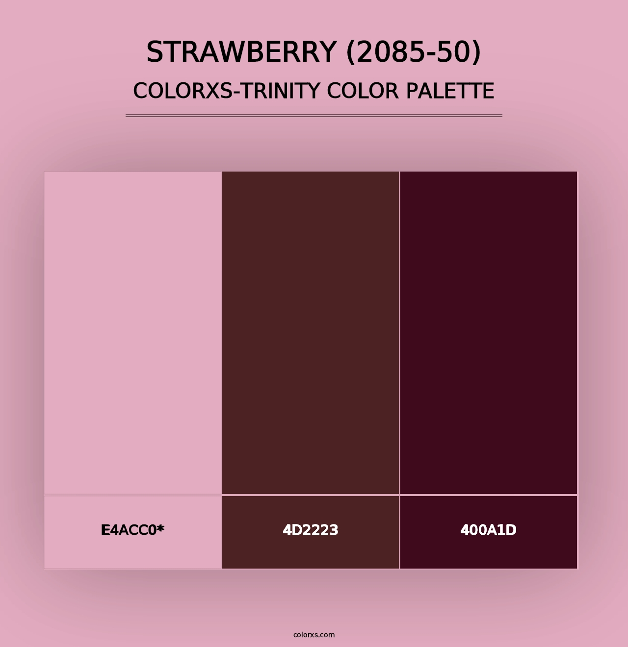 Strawberry (2085-50) - Colorxs Trinity Palette