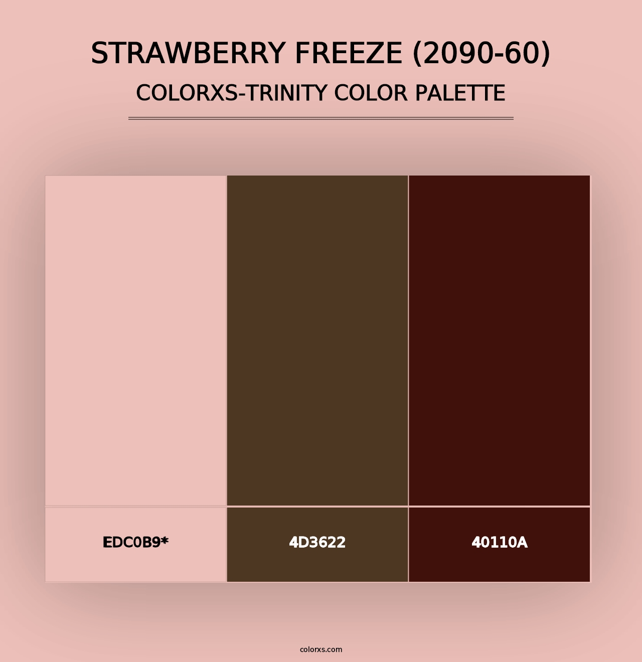 Strawberry Freeze (2090-60) - Colorxs Trinity Palette