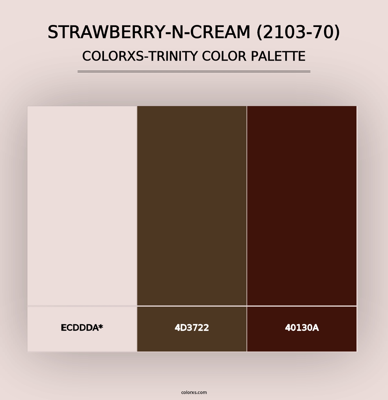 Strawberry-n-Cream (2103-70) - Colorxs Trinity Palette