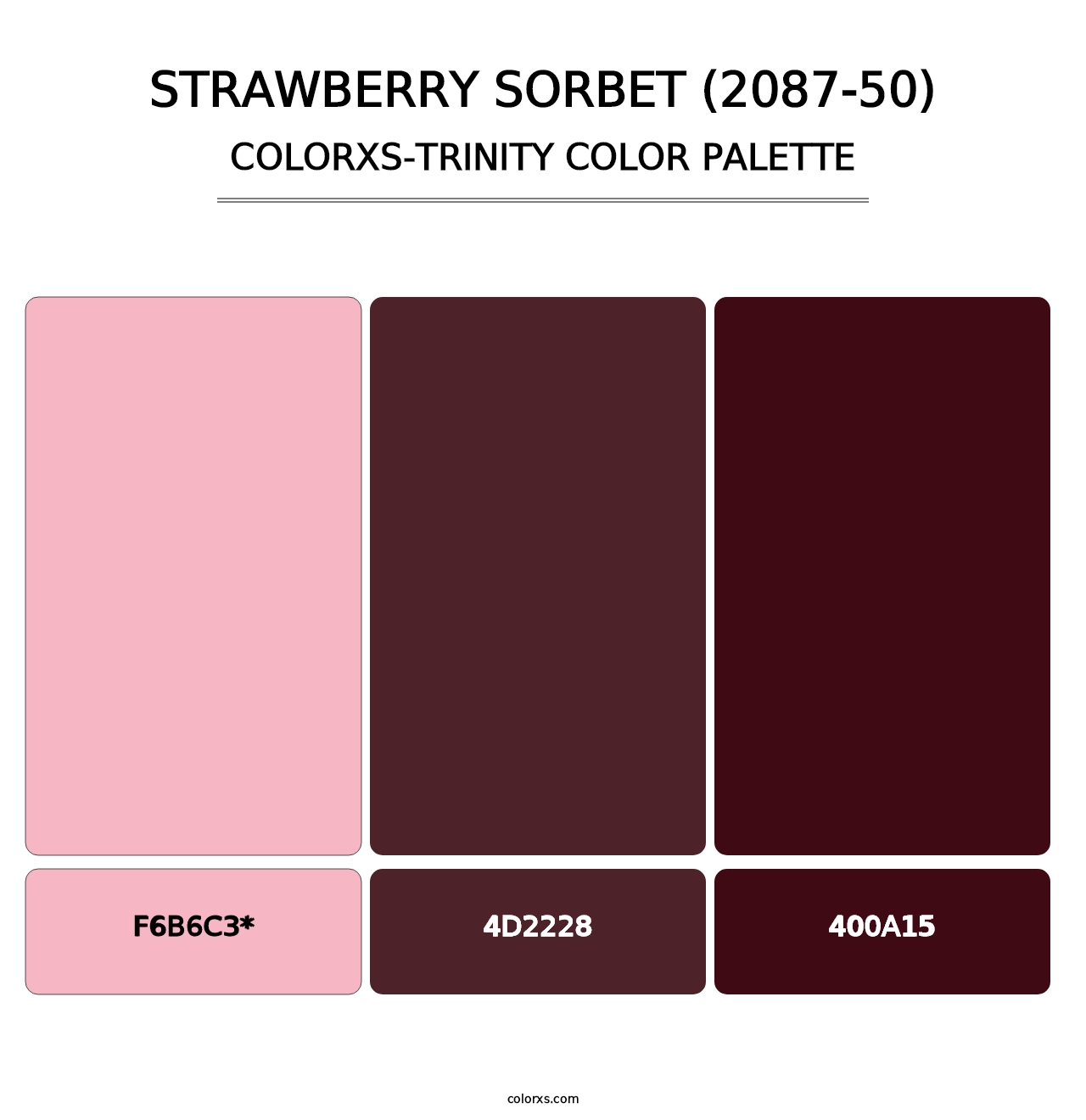 Strawberry Sorbet (2087-50) - Colorxs Trinity Palette