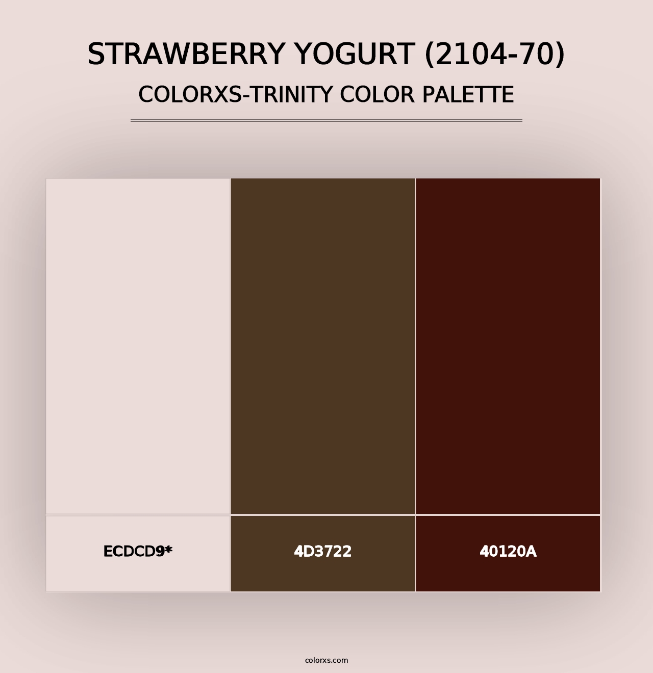 Strawberry Yogurt (2104-70) - Colorxs Trinity Palette