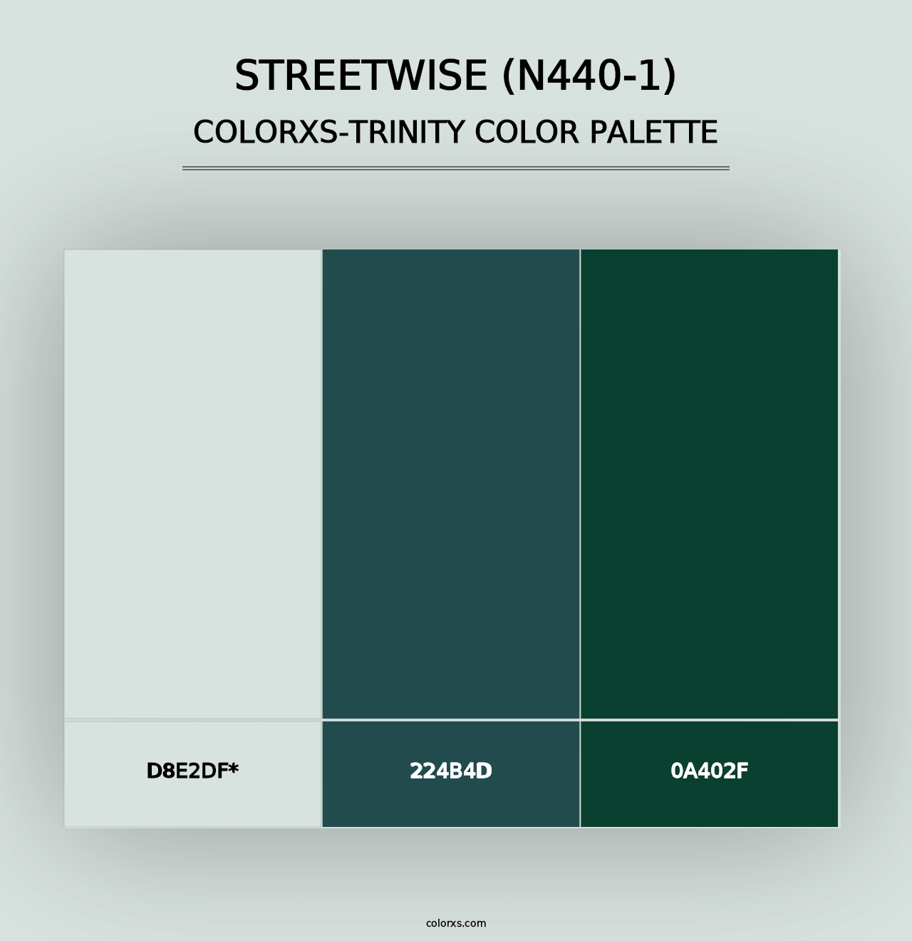 Streetwise (N440-1) - Colorxs Trinity Palette