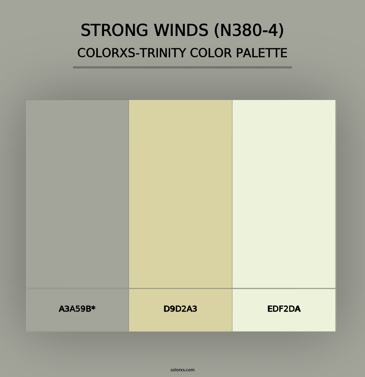 Strong Winds (N380-4) - Colorxs Trinity Palette