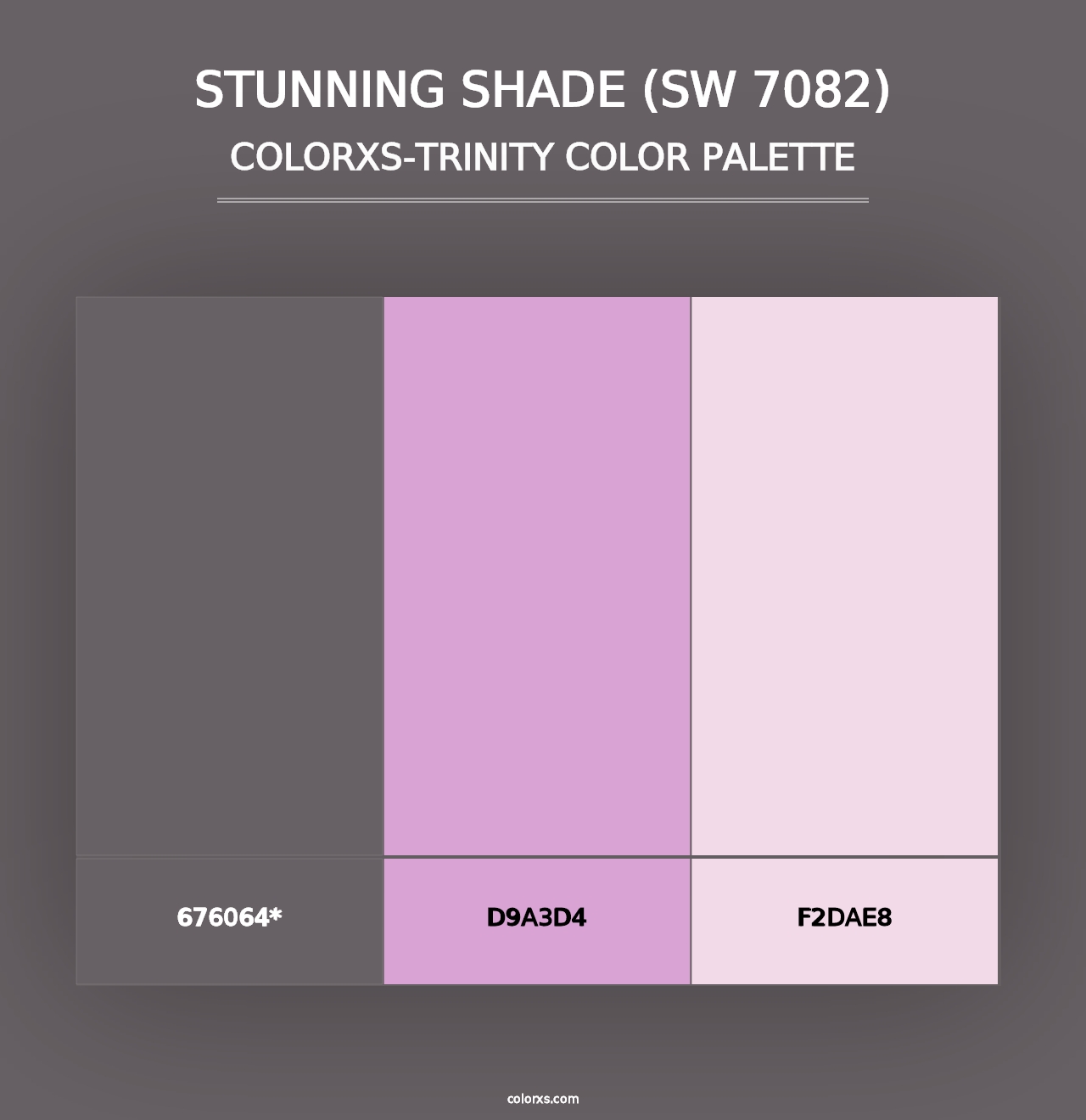 Stunning Shade (SW 7082) - Colorxs Trinity Palette