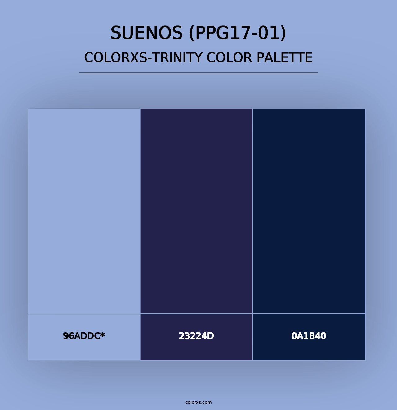 Suenos (PPG17-01) - Colorxs Trinity Palette