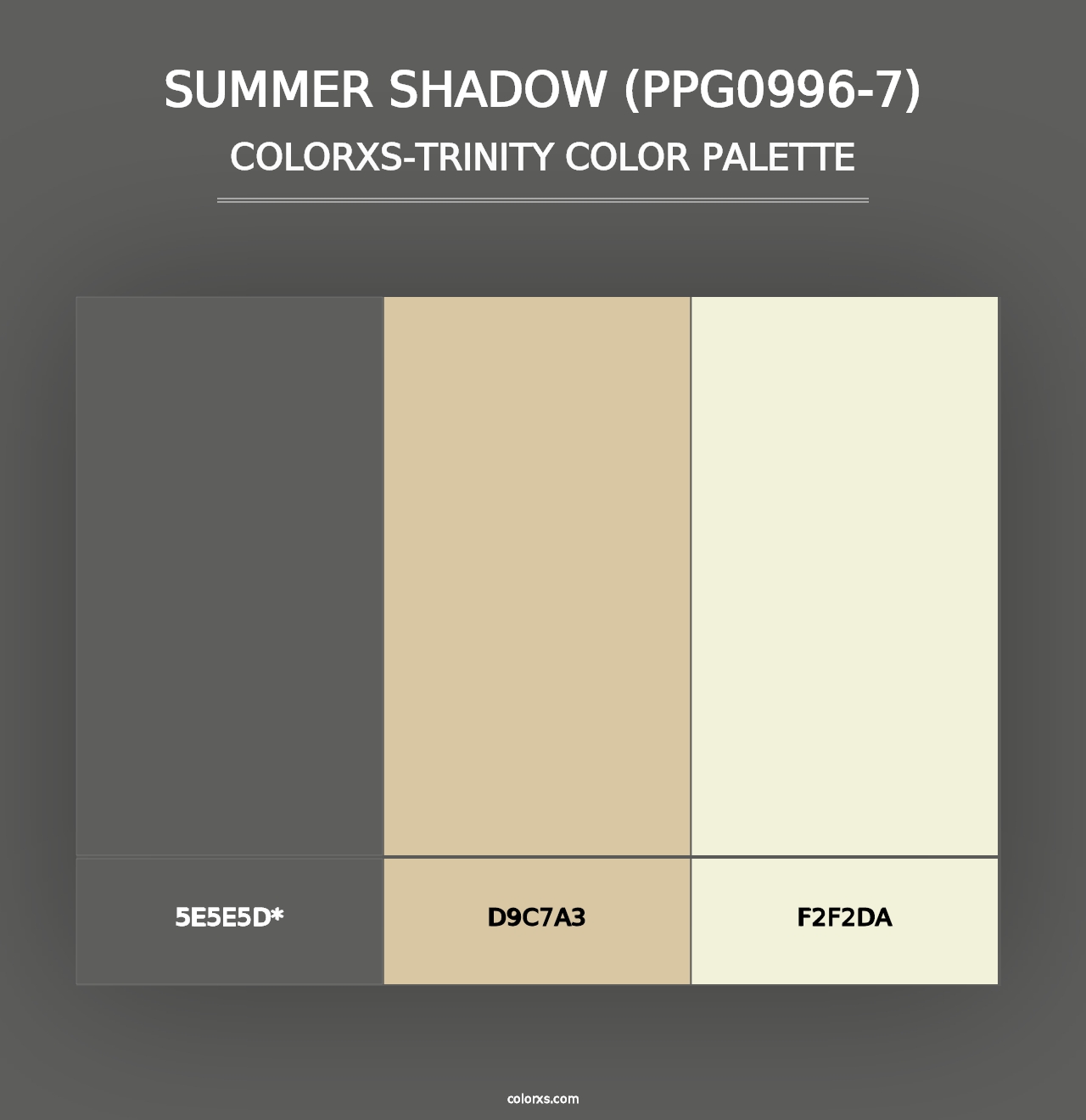 Summer Shadow (PPG0996-7) - Colorxs Trinity Palette