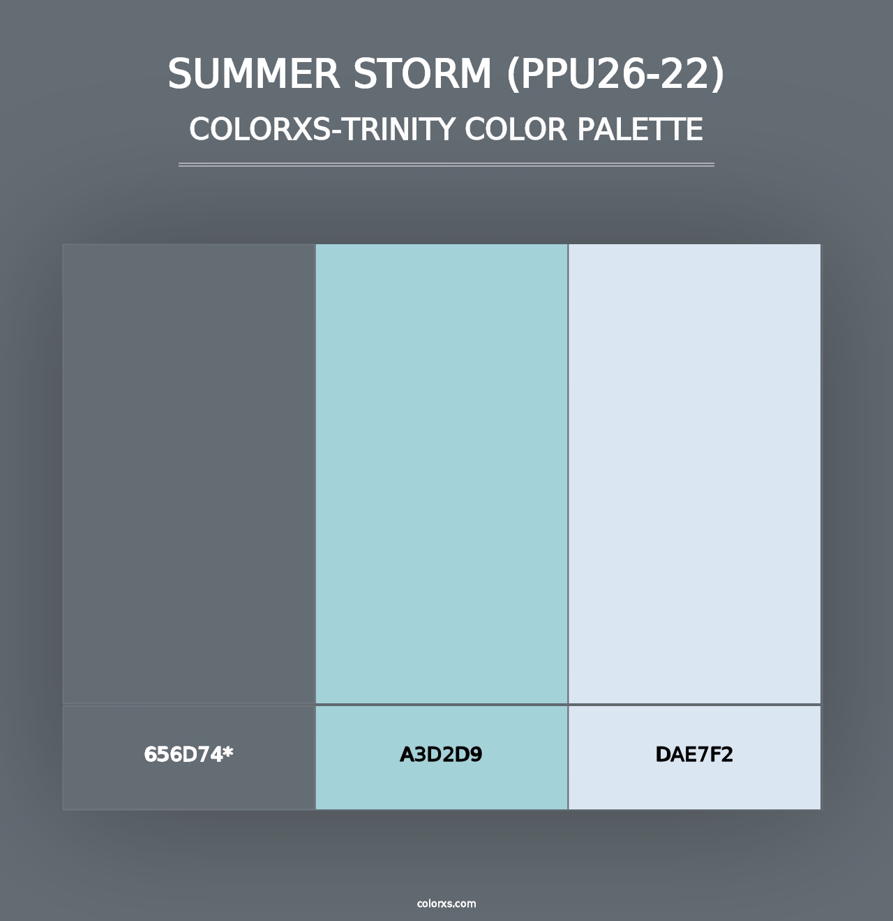 Summer Storm (PPU26-22) - Colorxs Trinity Palette