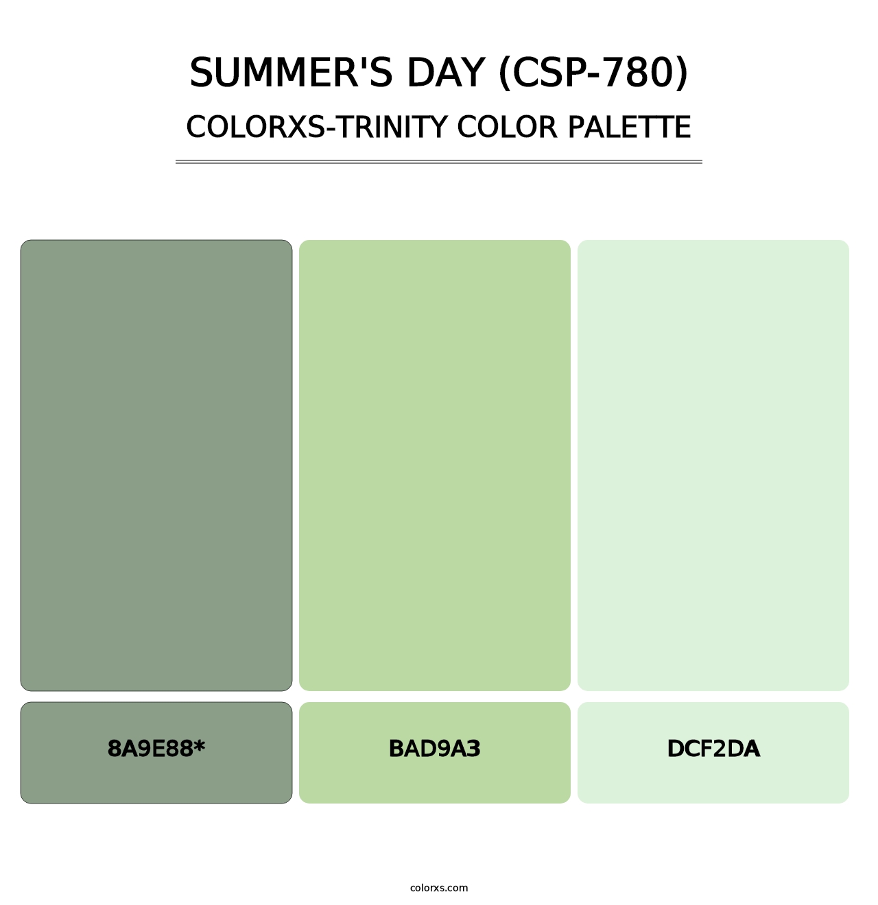 Summer's Day (CSP-780) - Colorxs Trinity Palette