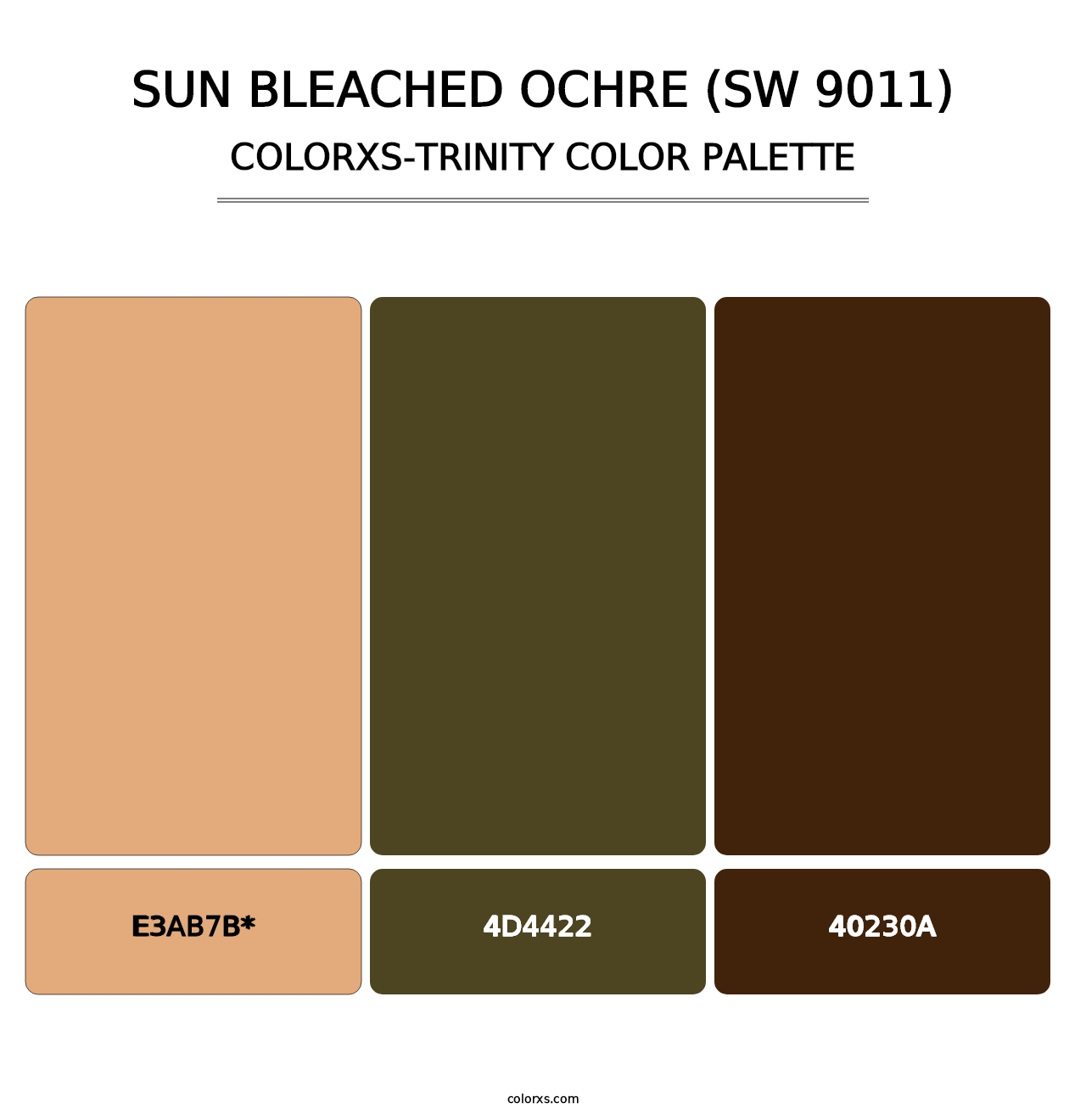 Sun Bleached Ochre (SW 9011) - Colorxs Trinity Palette