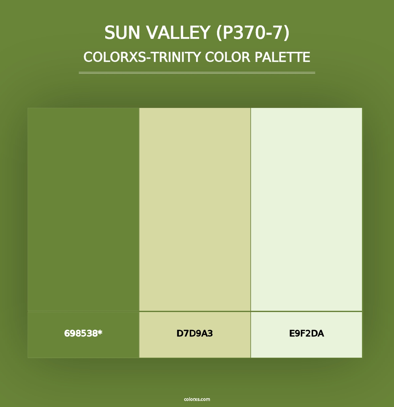 Sun Valley (P370-7) - Colorxs Trinity Palette