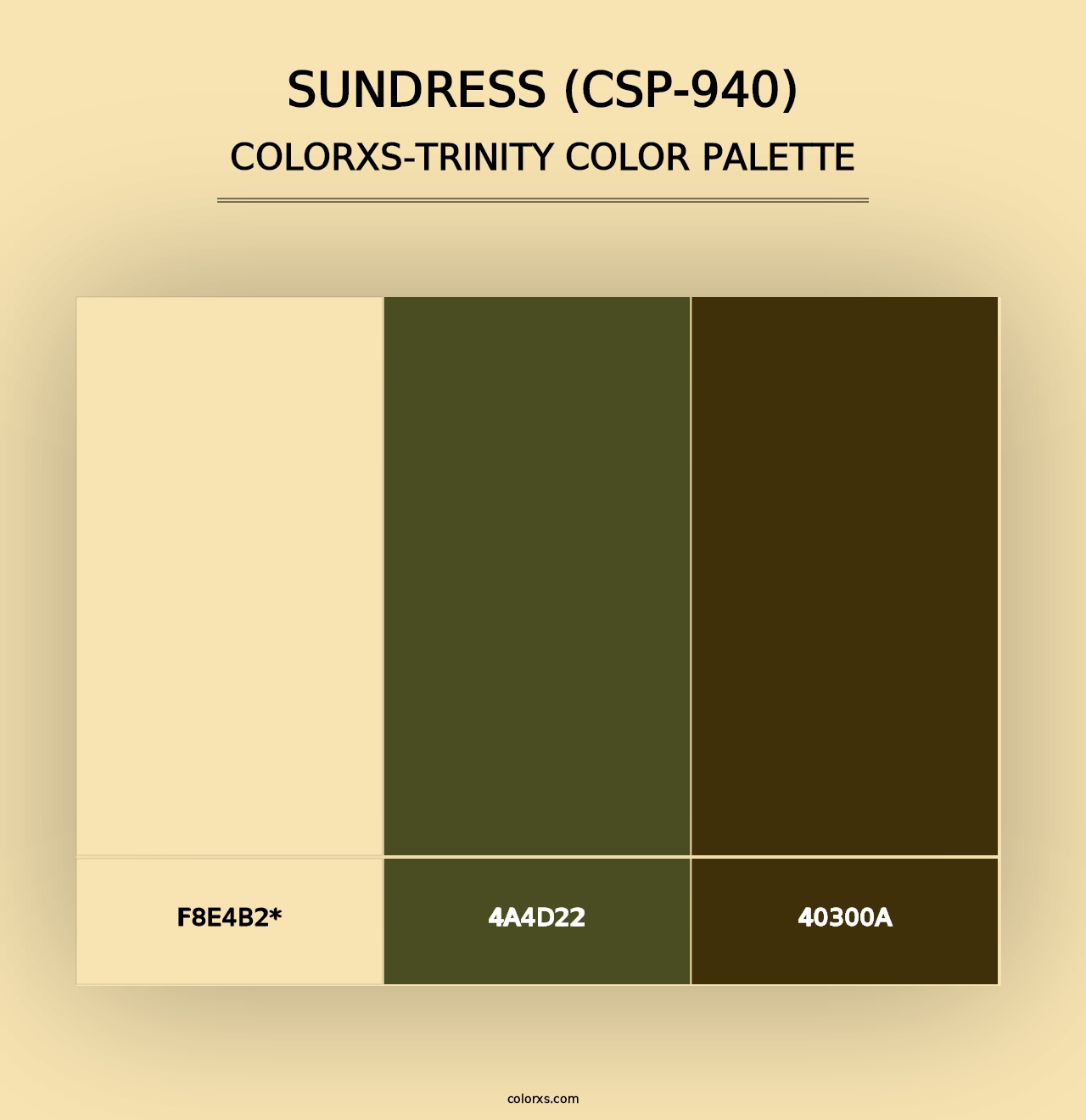 Sundress (CSP-940) - Colorxs Trinity Palette