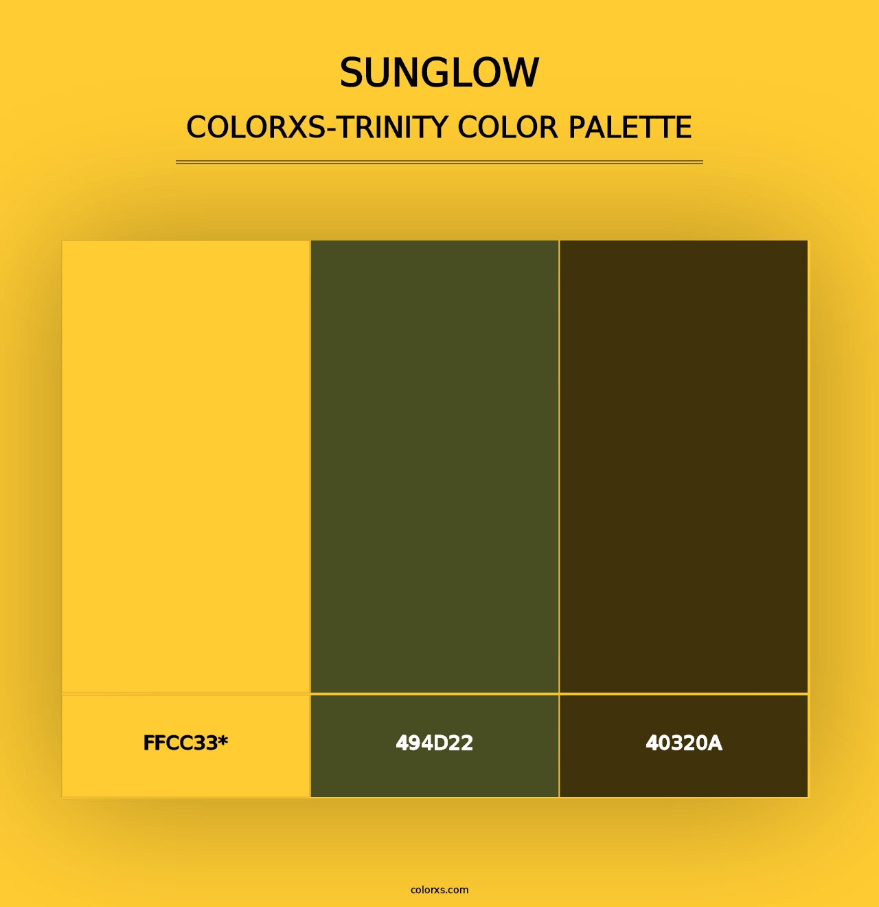 Sunglow - Colorxs Trinity Palette