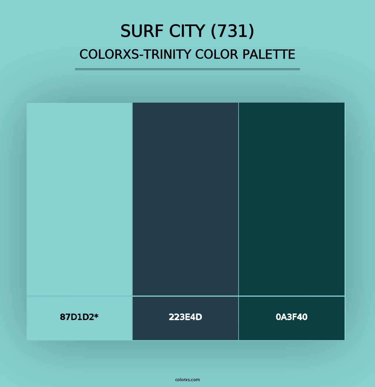 Surf City (731) - Colorxs Trinity Palette