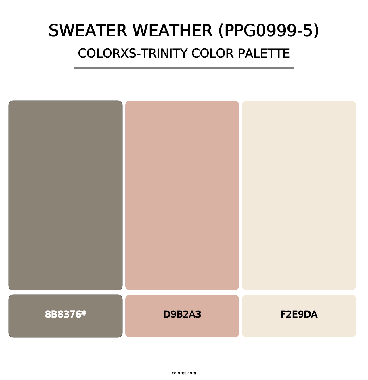 Sweater Weather (PPG0999-5) - Colorxs Trinity Palette