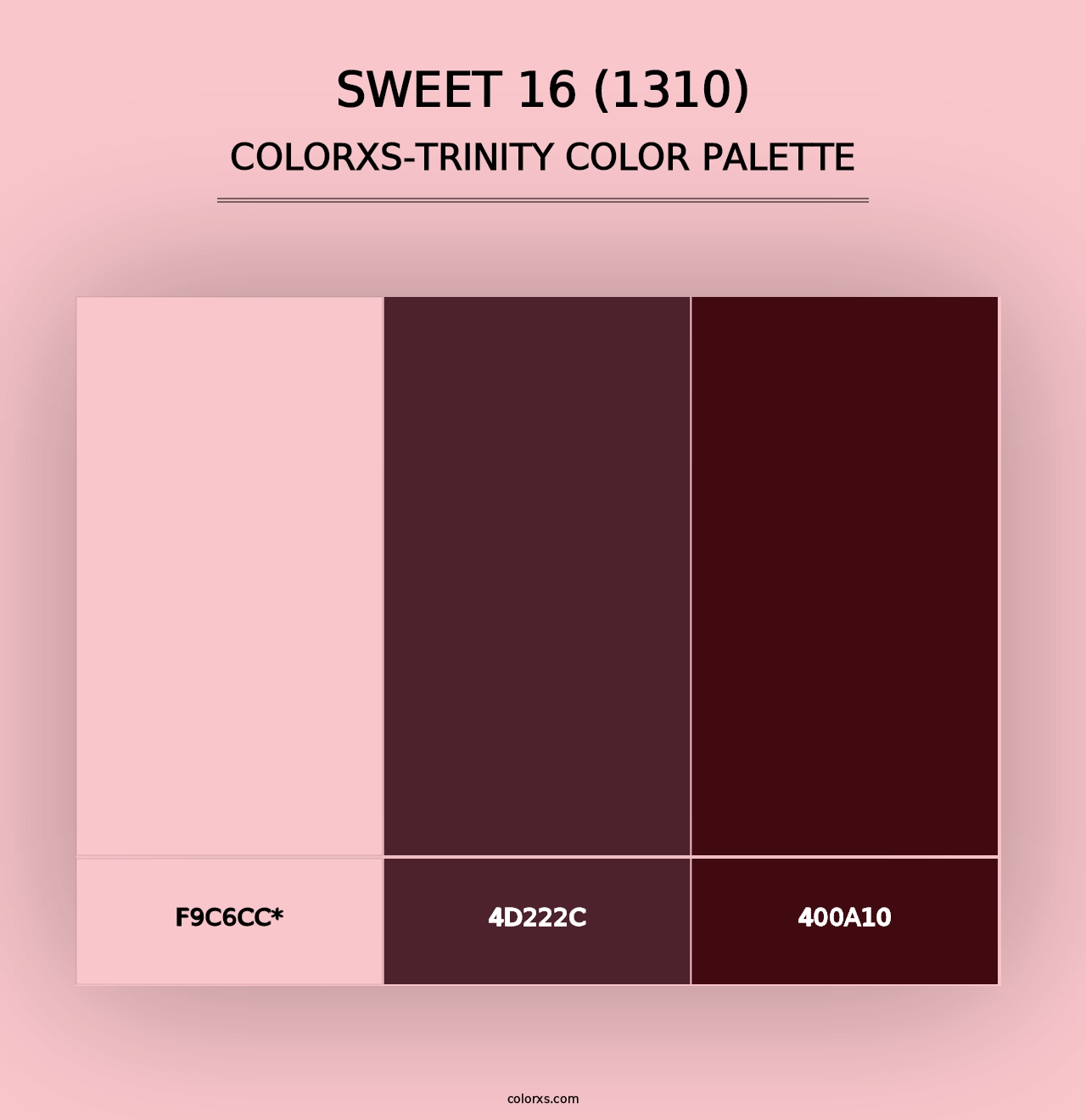 Sweet 16 (1310) - Colorxs Trinity Palette