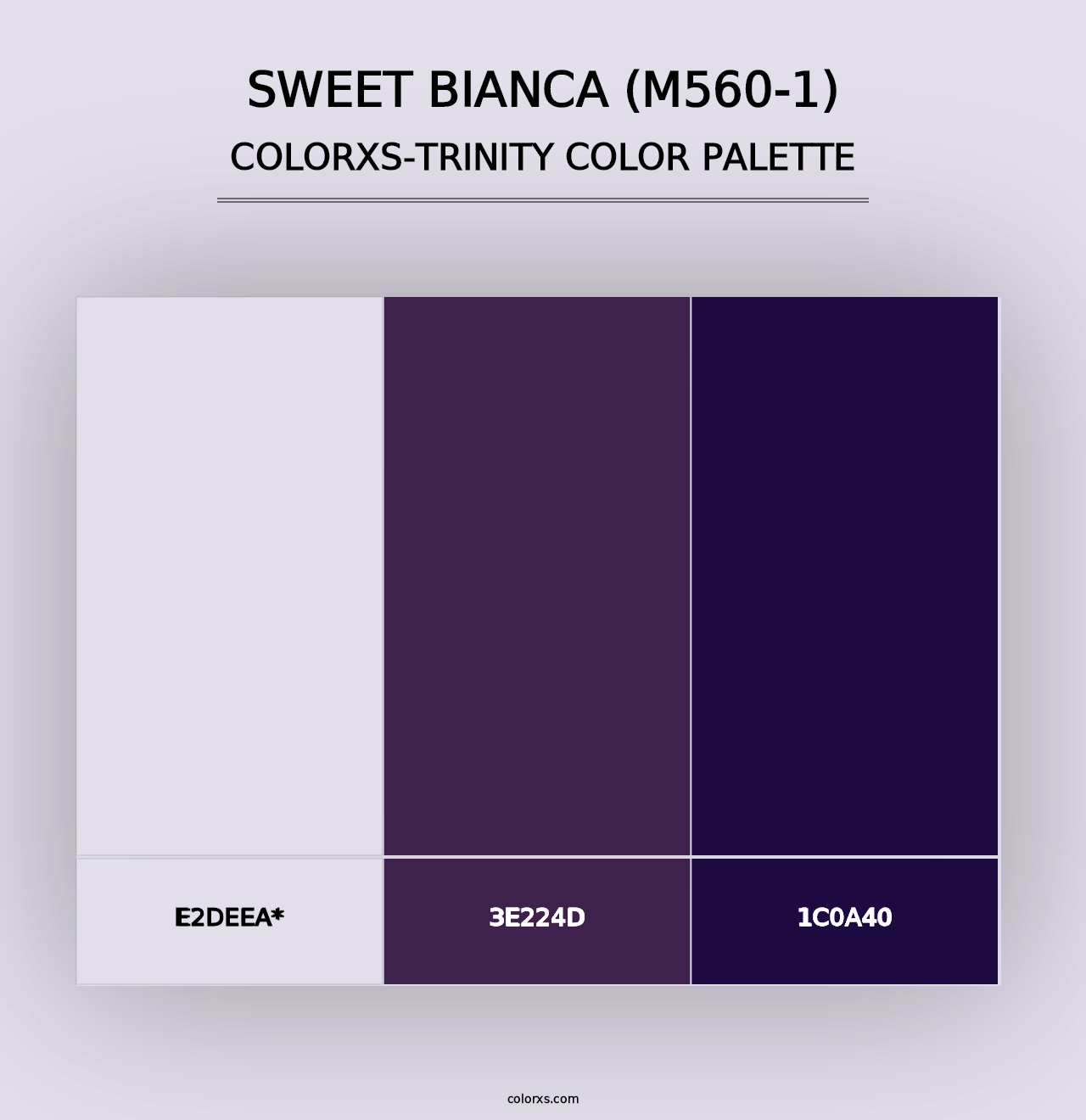 Sweet Bianca (M560-1) - Colorxs Trinity Palette