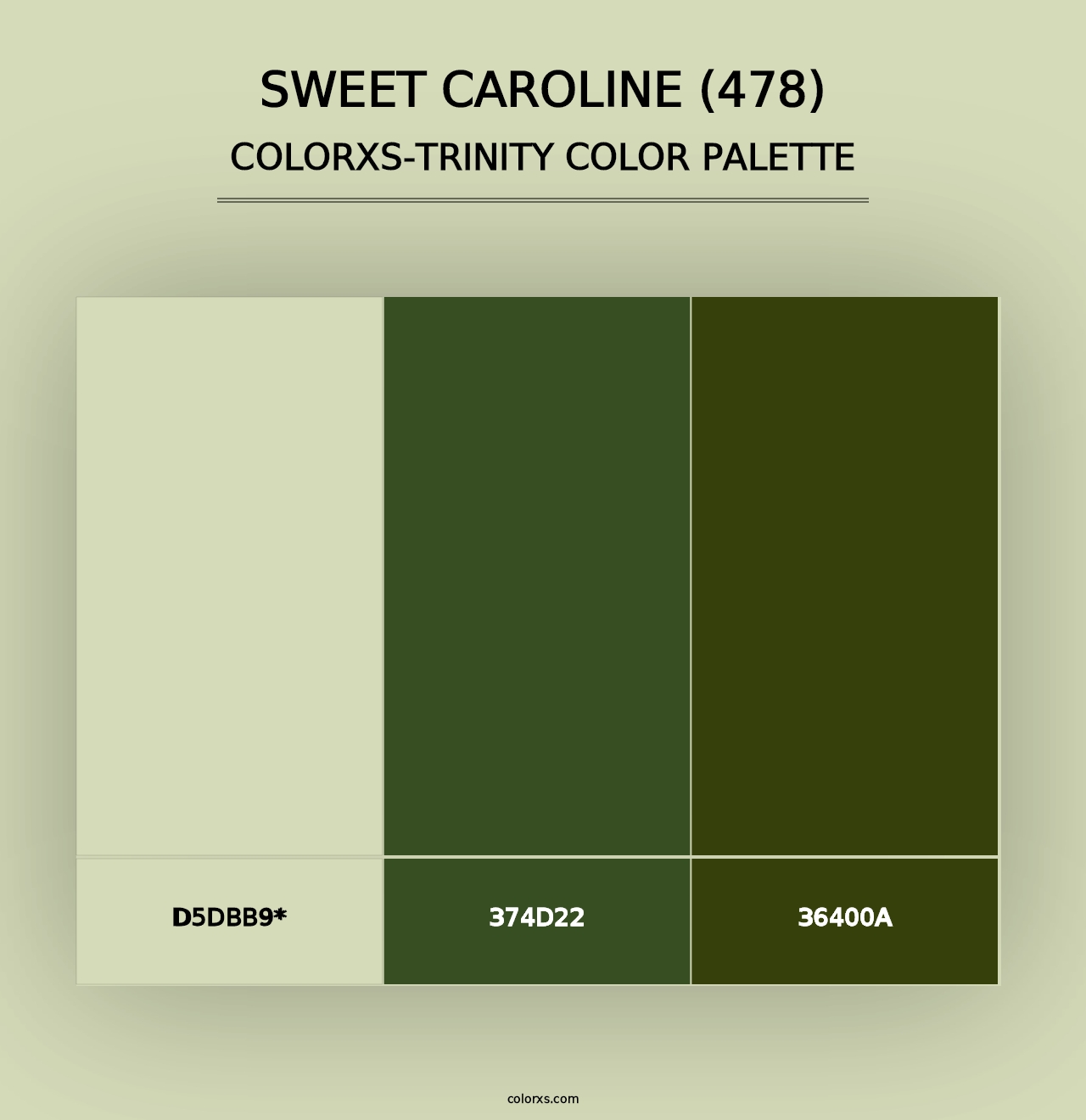 Sweet Caroline (478) - Colorxs Trinity Palette