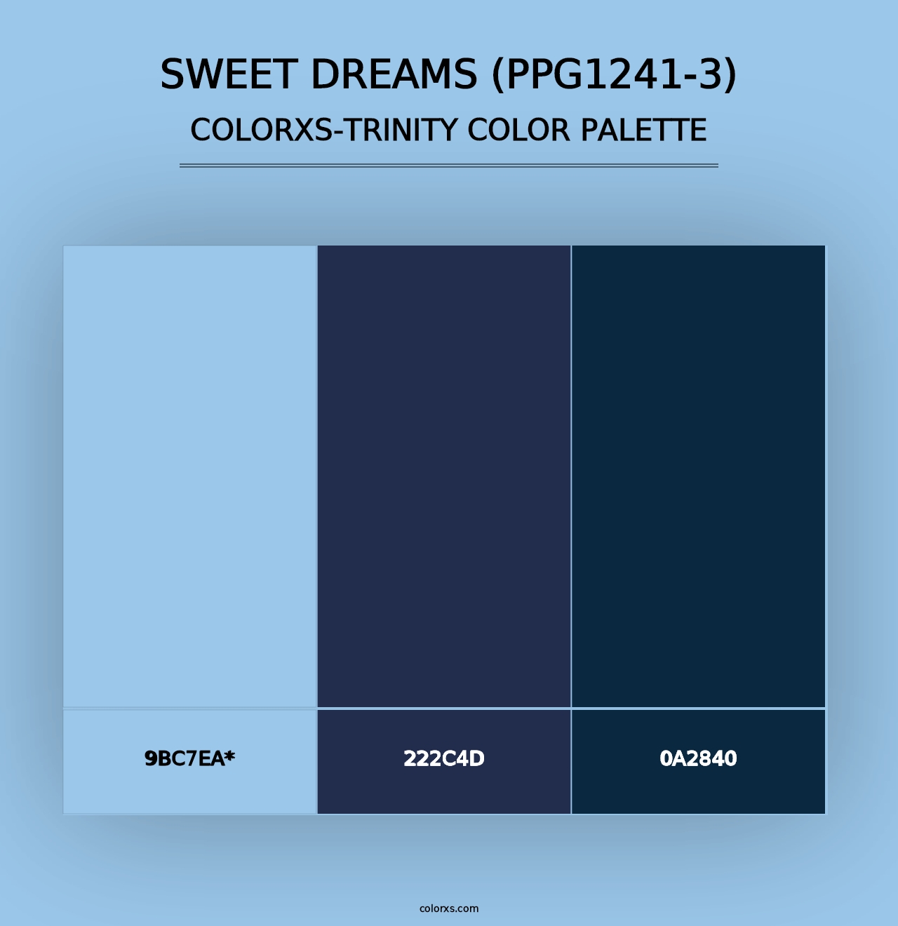 Sweet Dreams (PPG1241-3) - Colorxs Trinity Palette