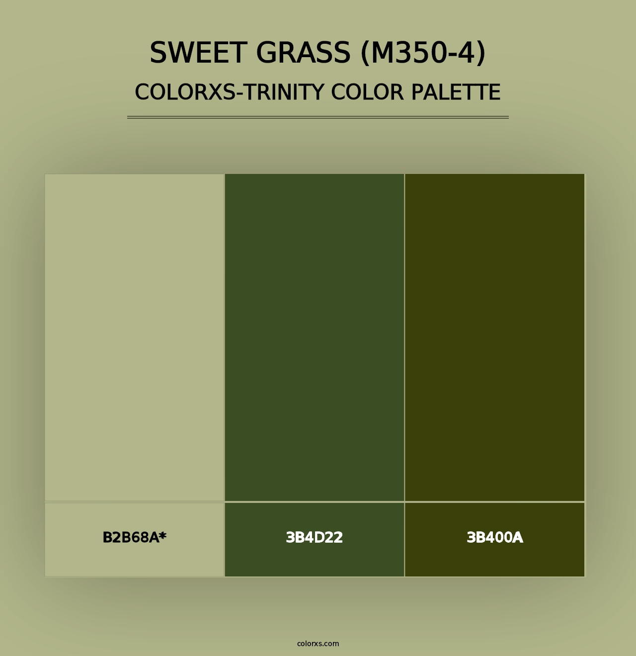 Sweet Grass (M350-4) - Colorxs Trinity Palette