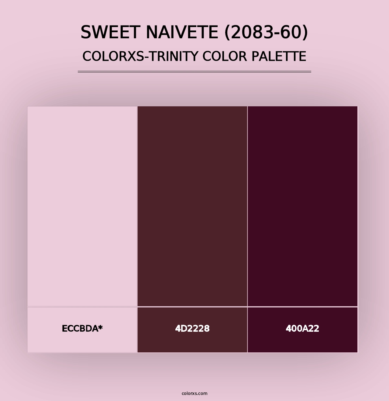 Sweet Naivete (2083-60) - Colorxs Trinity Palette