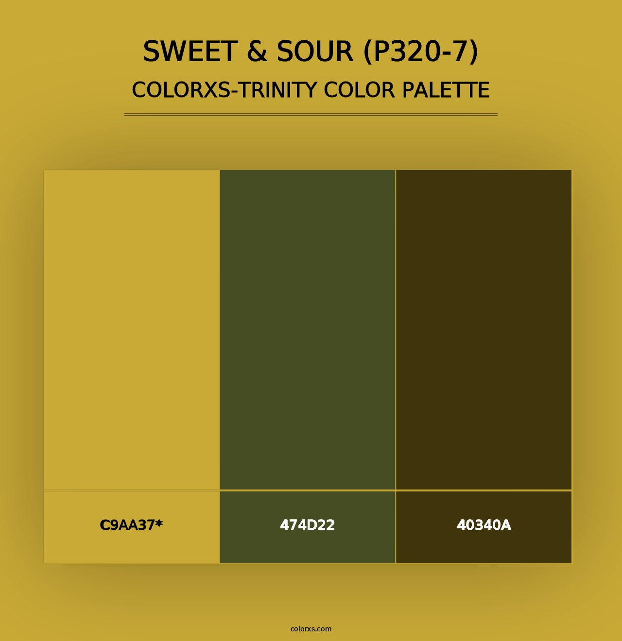 Sweet & Sour (P320-7) - Colorxs Trinity Palette