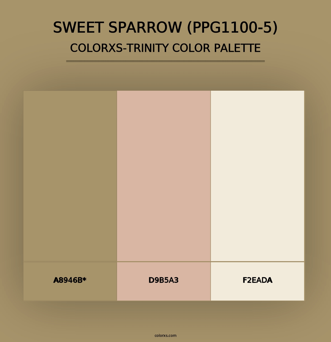 Sweet Sparrow (PPG1100-5) - Colorxs Trinity Palette