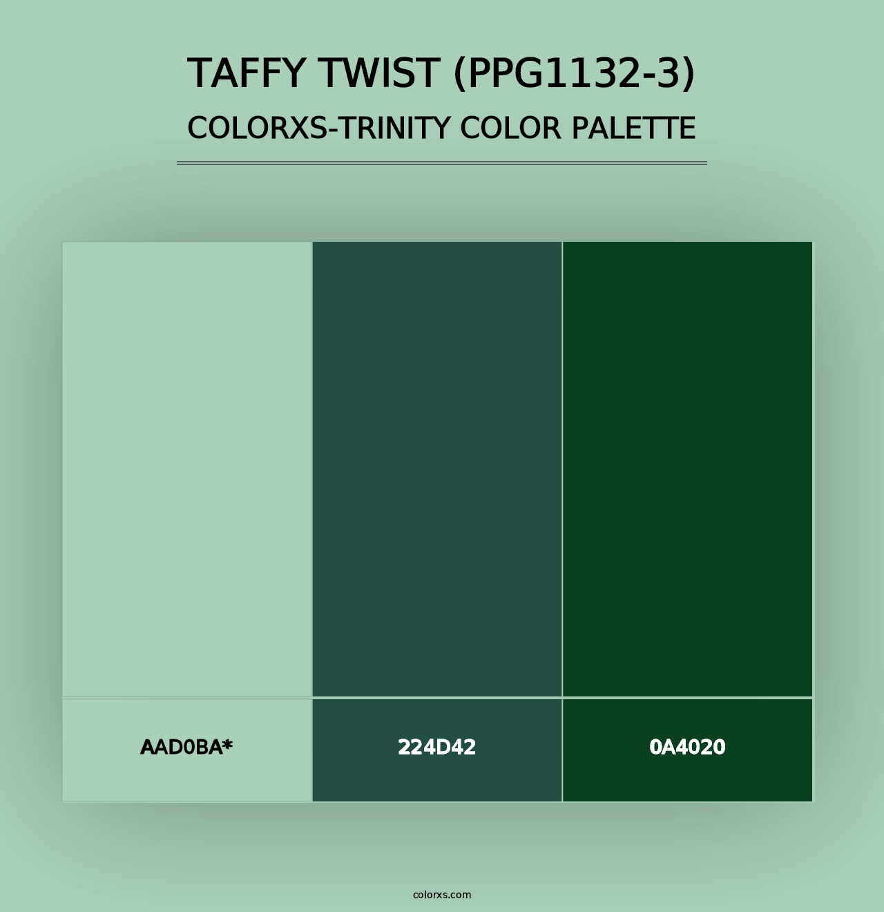 Taffy Twist (PPG1132-3) - Colorxs Trinity Palette