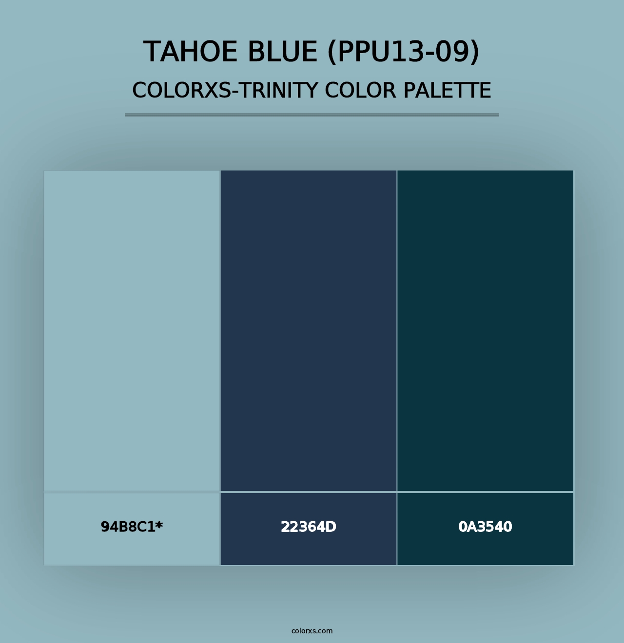 Tahoe Blue (PPU13-09) - Colorxs Trinity Palette