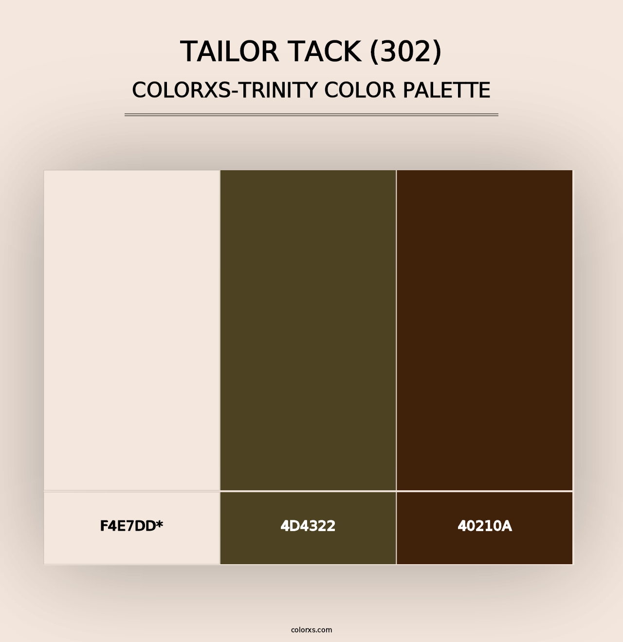 Tailor Tack (302) - Colorxs Trinity Palette