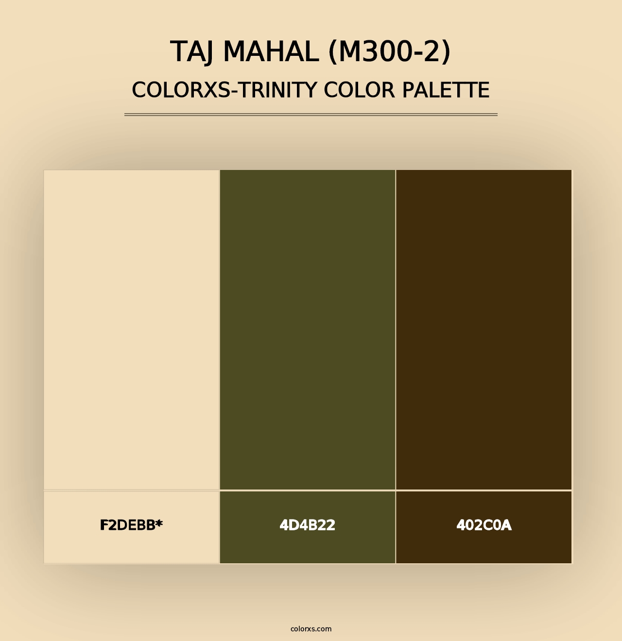 Taj Mahal (M300-2) - Colorxs Trinity Palette