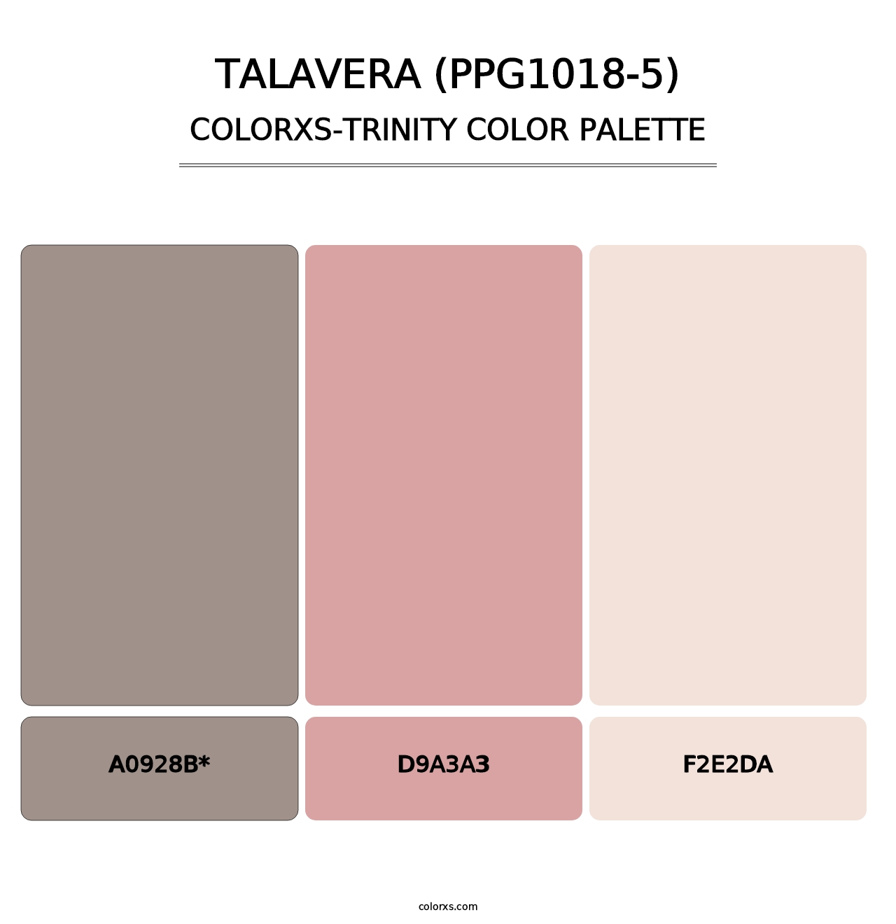 Talavera (PPG1018-5) - Colorxs Trinity Palette