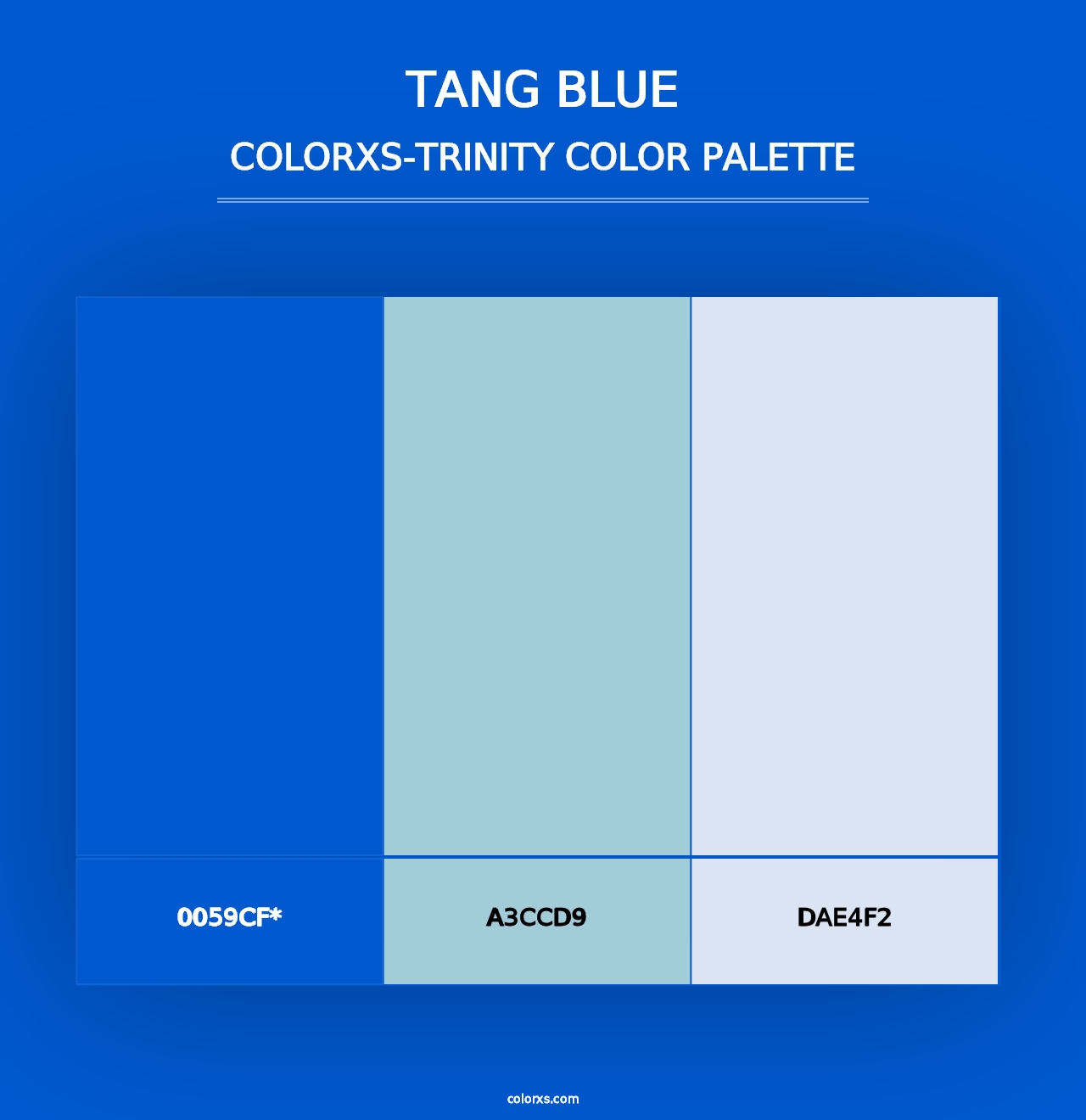 Tang Blue - Colorxs Trinity Palette