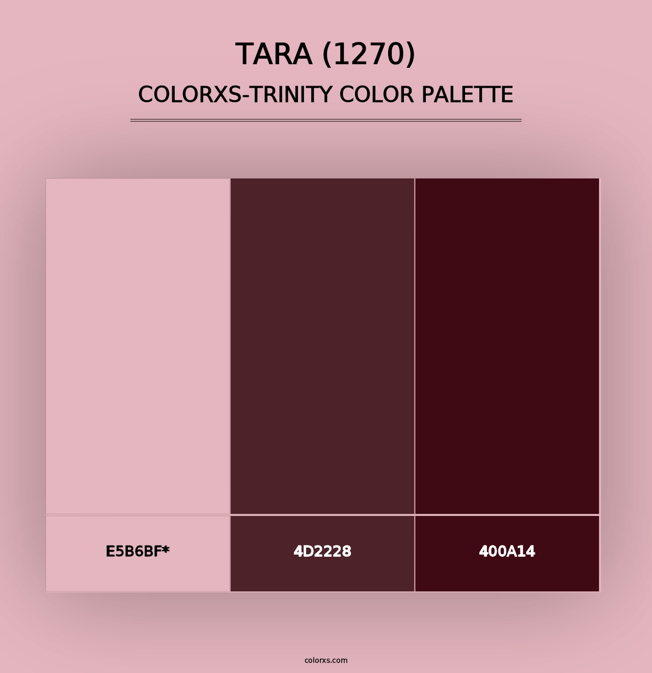 Tara (1270) - Colorxs Trinity Palette