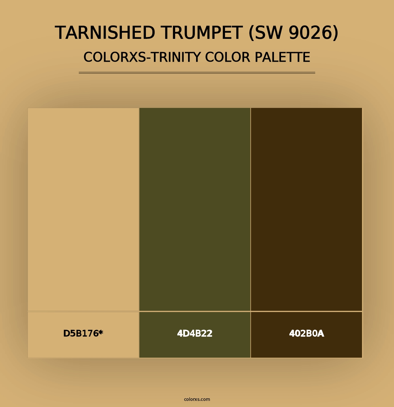 Tarnished Trumpet (SW 9026) - Colorxs Trinity Palette