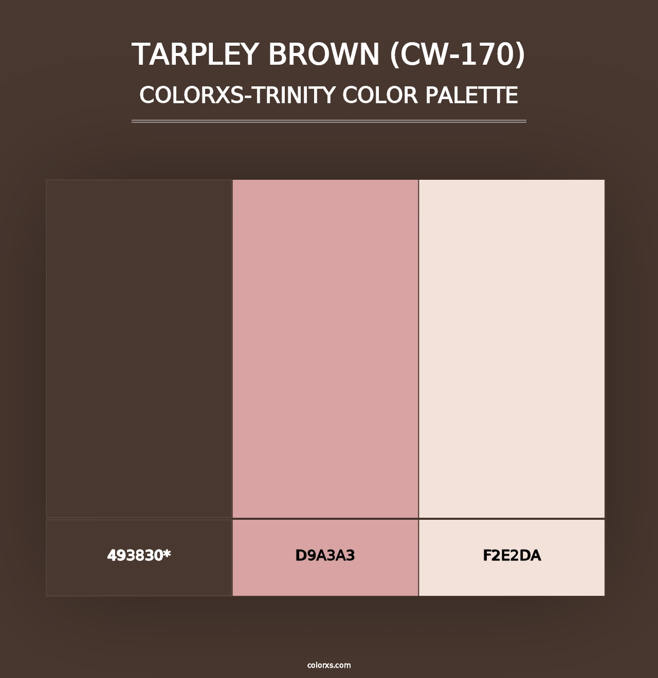 Tarpley Brown (CW-170) - Colorxs Trinity Palette