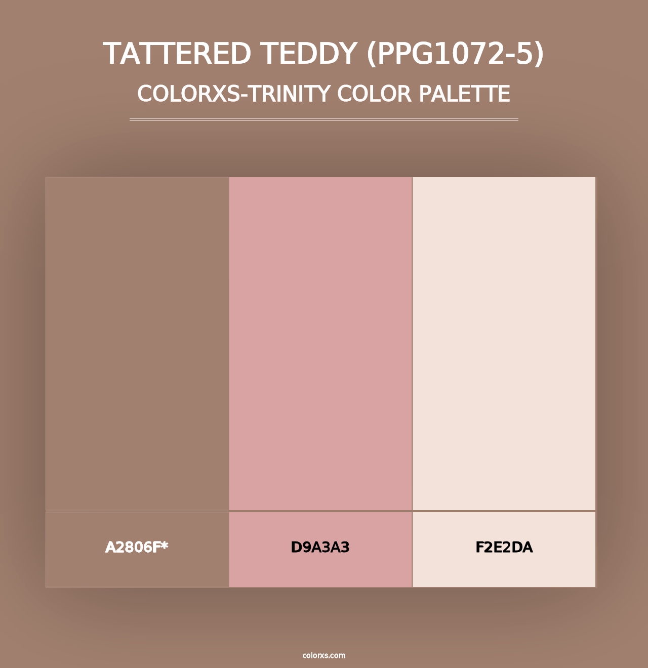 Tattered Teddy (PPG1072-5) - Colorxs Trinity Palette