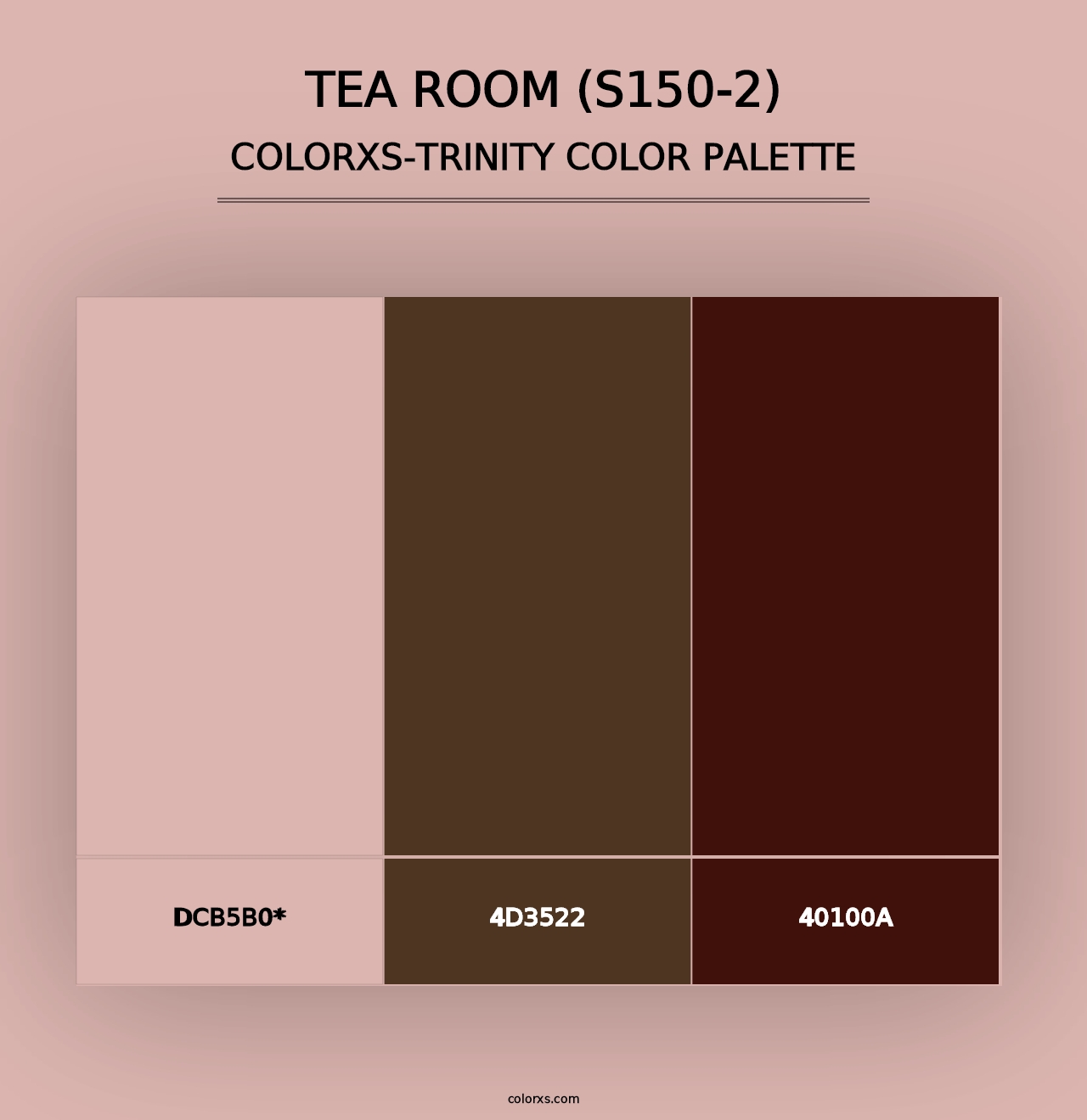 Tea Room (S150-2) - Colorxs Trinity Palette