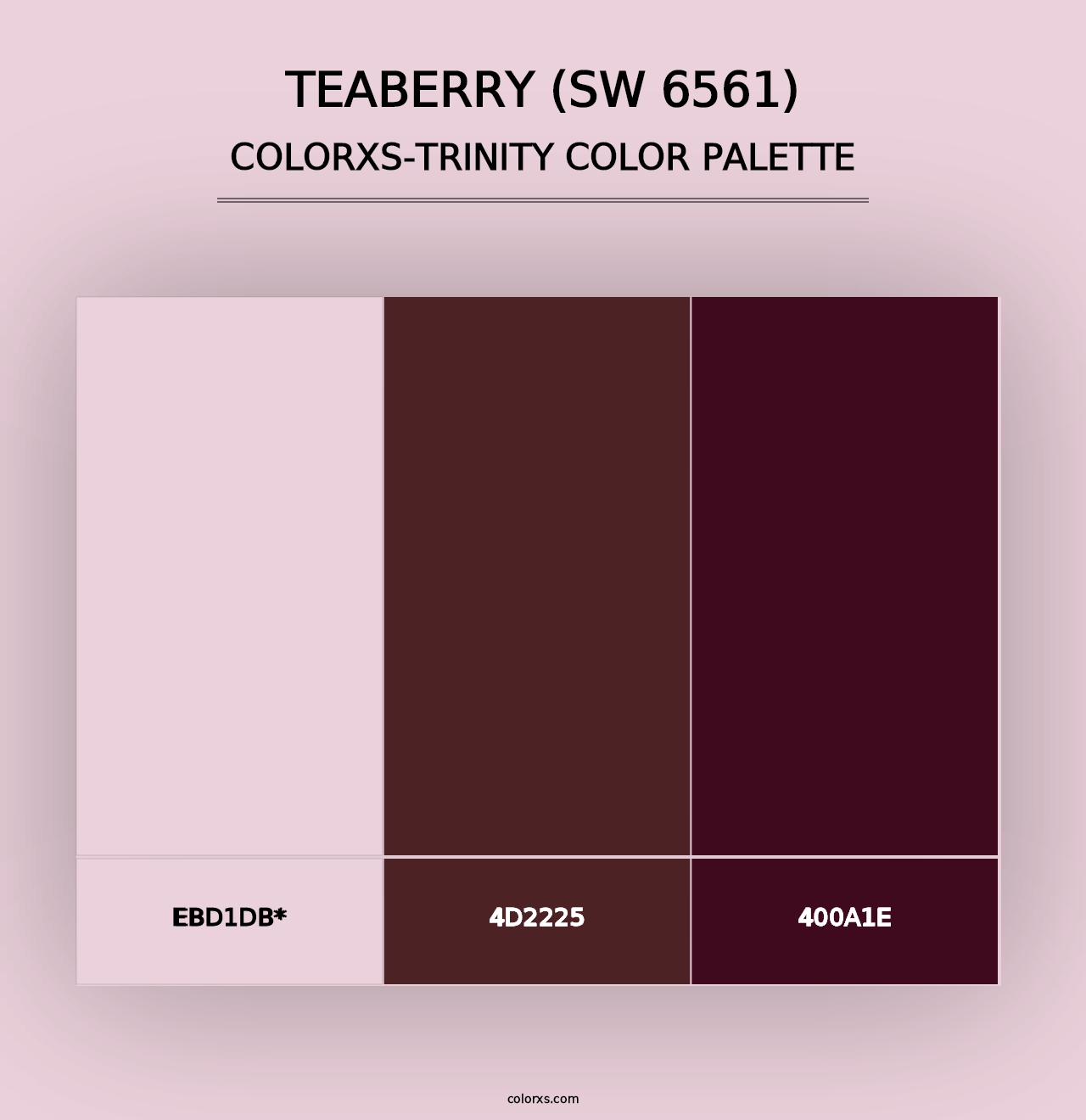 Teaberry (SW 6561) - Colorxs Trinity Palette