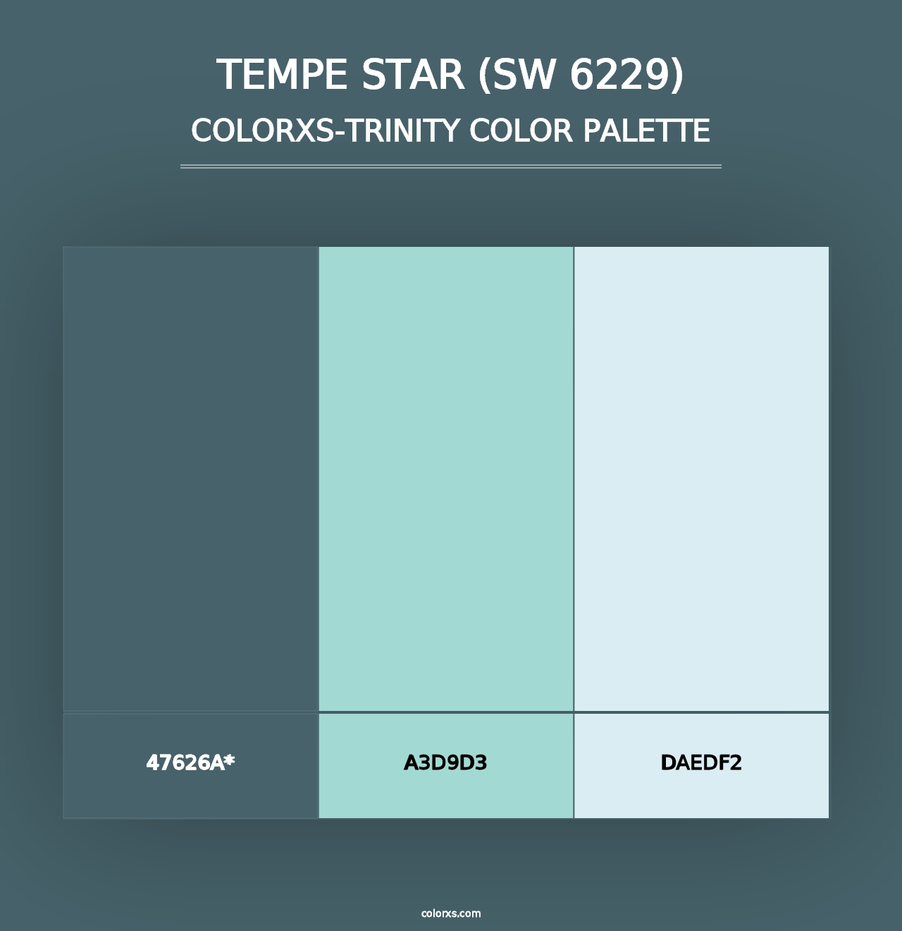 Tempe Star (SW 6229) - Colorxs Trinity Palette