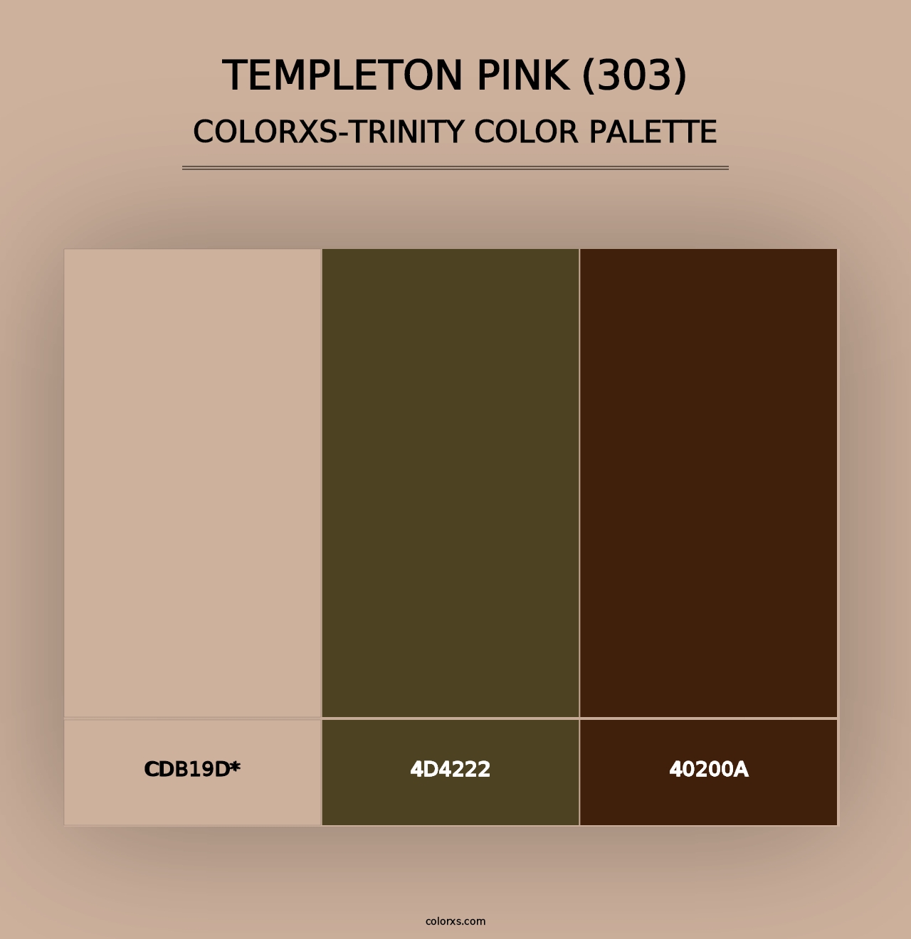 Templeton Pink (303) - Colorxs Trinity Palette