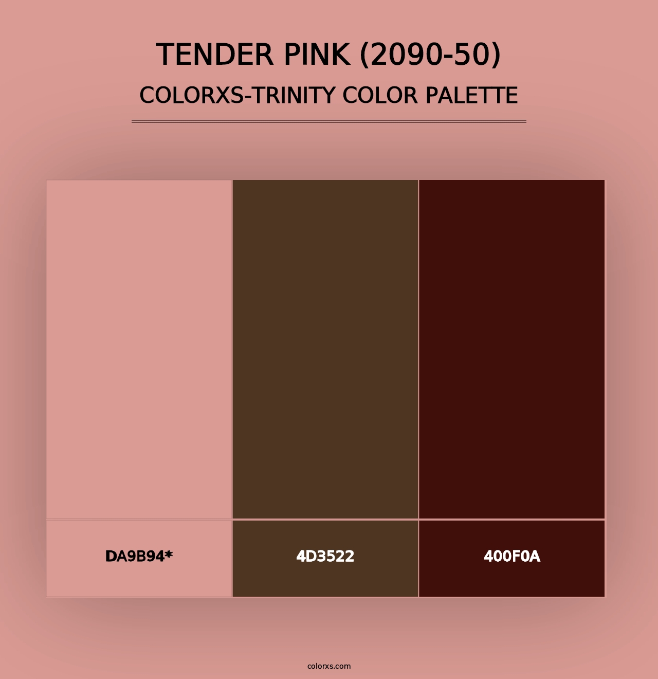 Tender Pink (2090-50) - Colorxs Trinity Palette