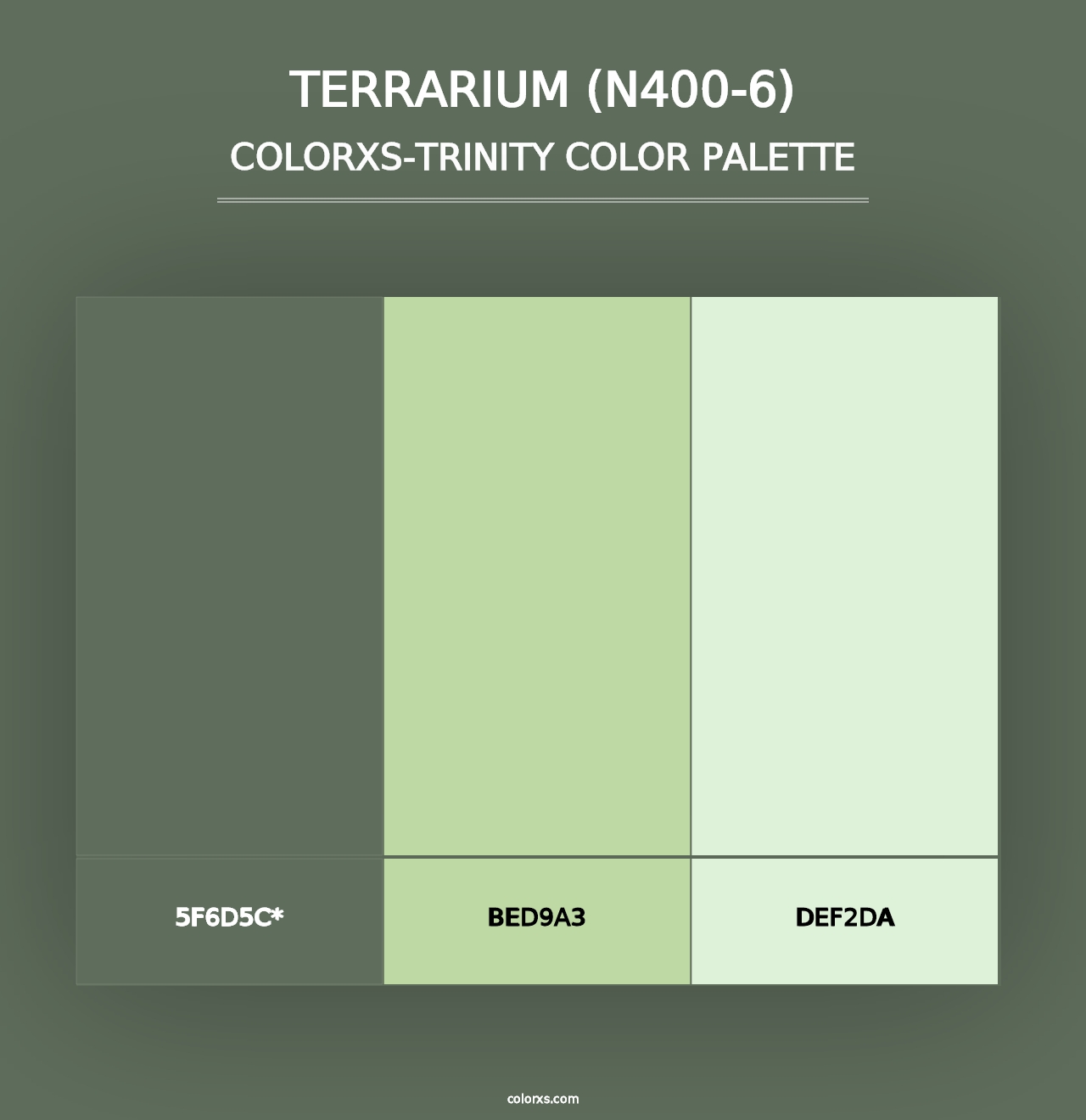 Terrarium (N400-6) - Colorxs Trinity Palette