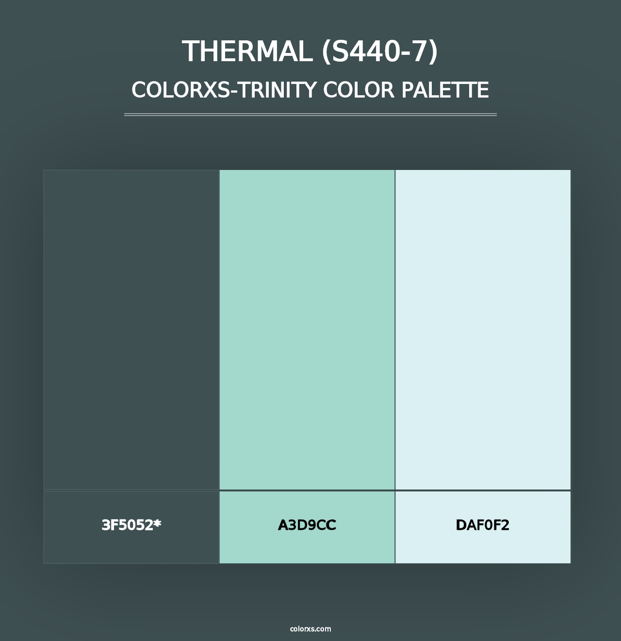 Thermal (S440-7) - Colorxs Trinity Palette