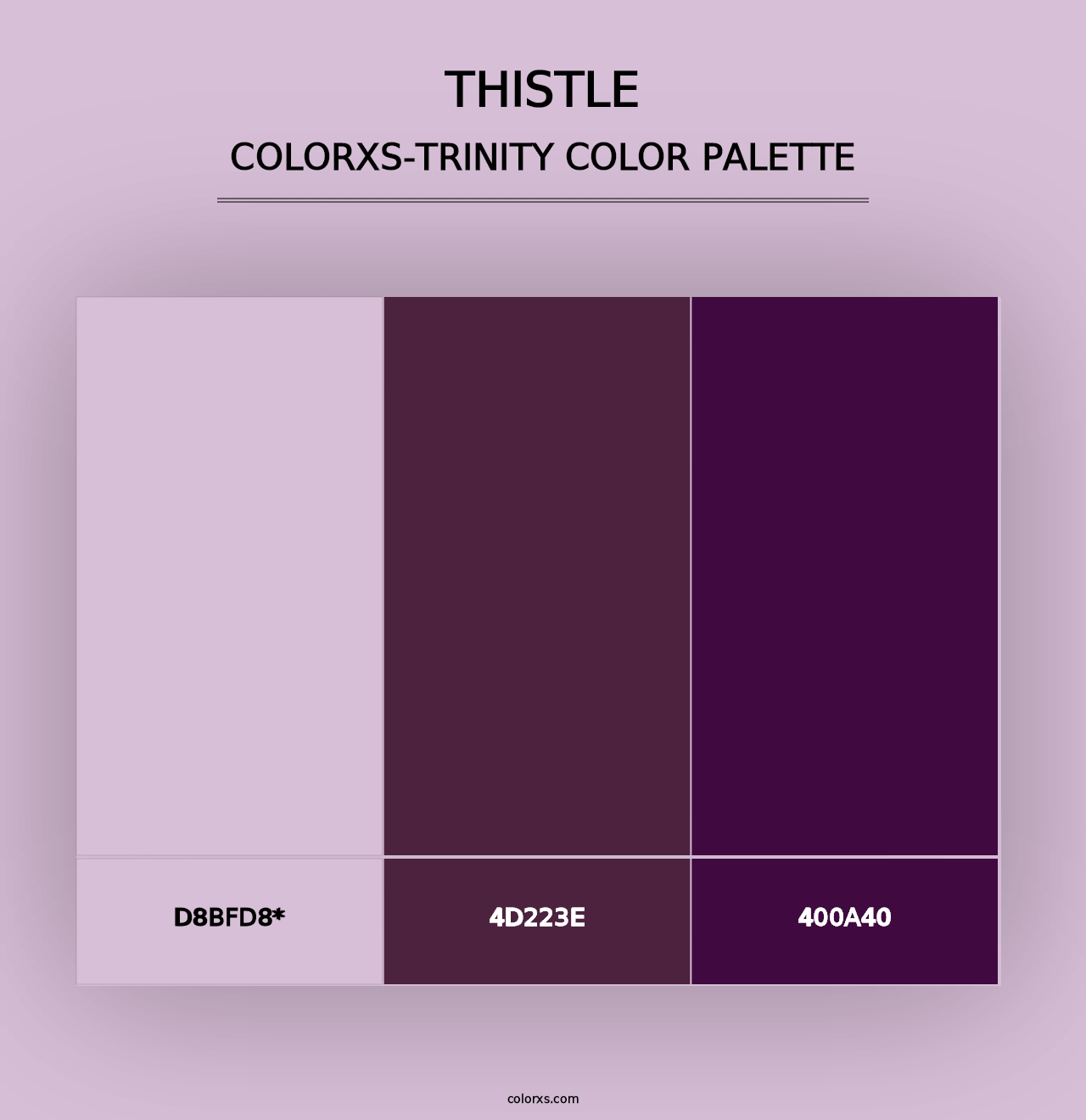 Thistle - Colorxs Trinity Palette